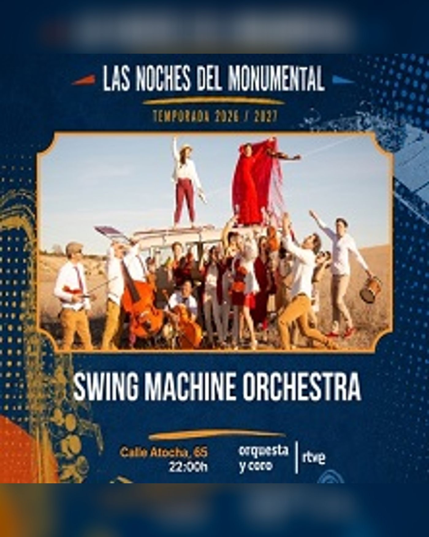 Affiche du Konzert Swing Machine Orchestra, Teatro Monumental
