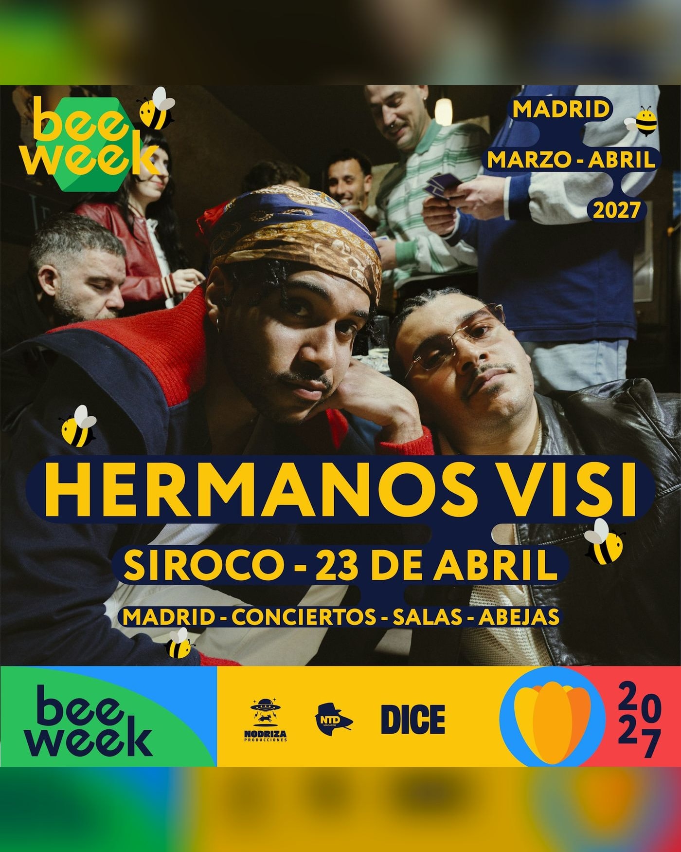 Affiche du Konzert Hermanos Visi en Bee Week, Sala Siroco