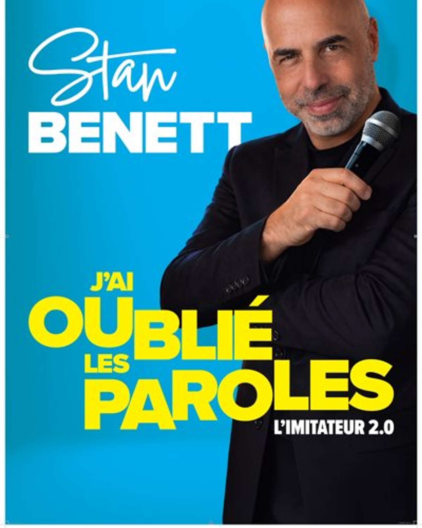 Cartel del espectáculo Stan Benett, Théâtre La Fontaine d'Argent