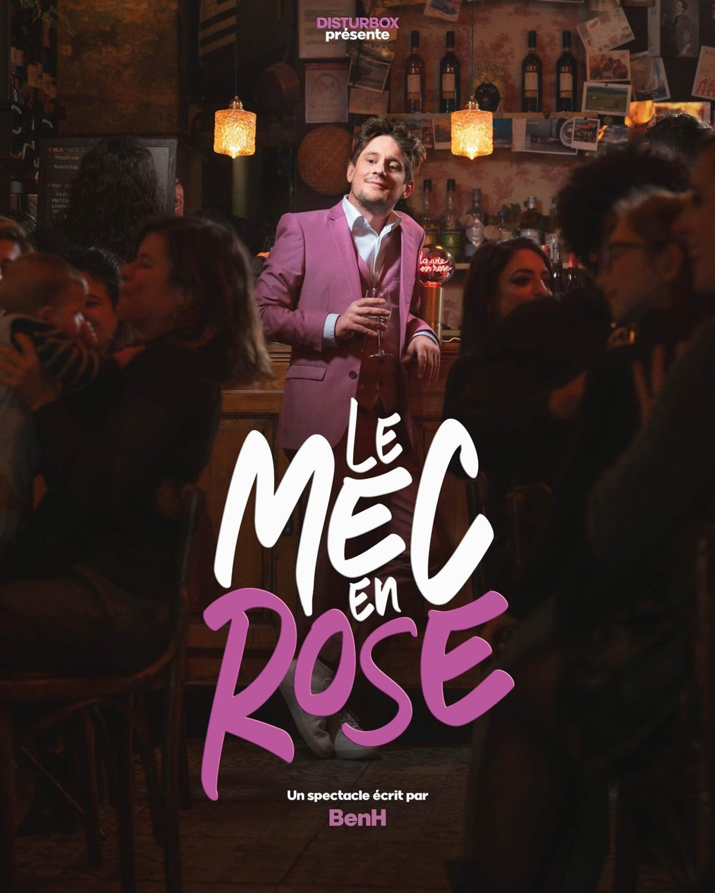 Cartel de Ben H. - Le Mec en Rose (Gira)