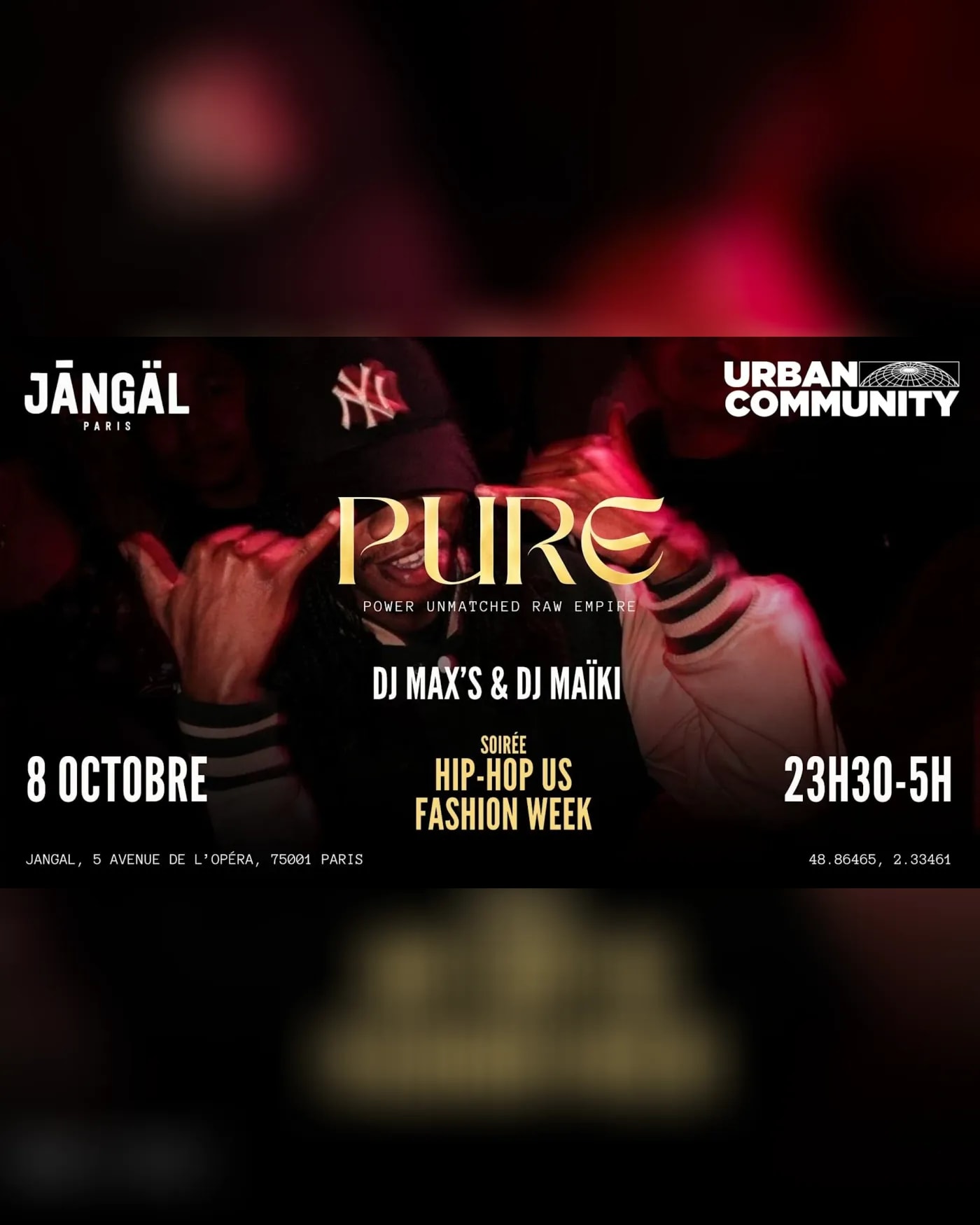 Affiche du concerto Pure, Jangal