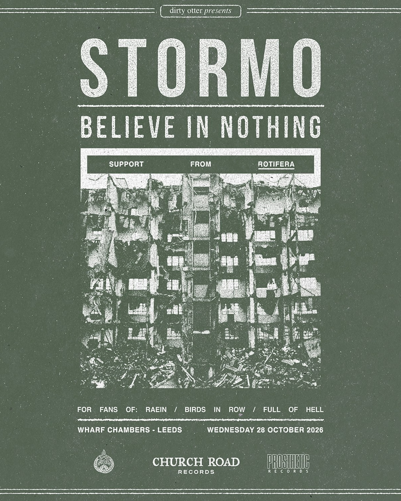 Affiche du Konzert Stormo / Believe in Nothing, Wharf Chambers