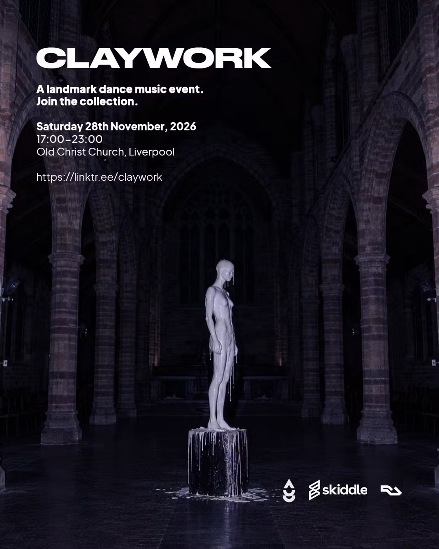 Cartel del concierto Claywork Liverpool: Old Christ Church
