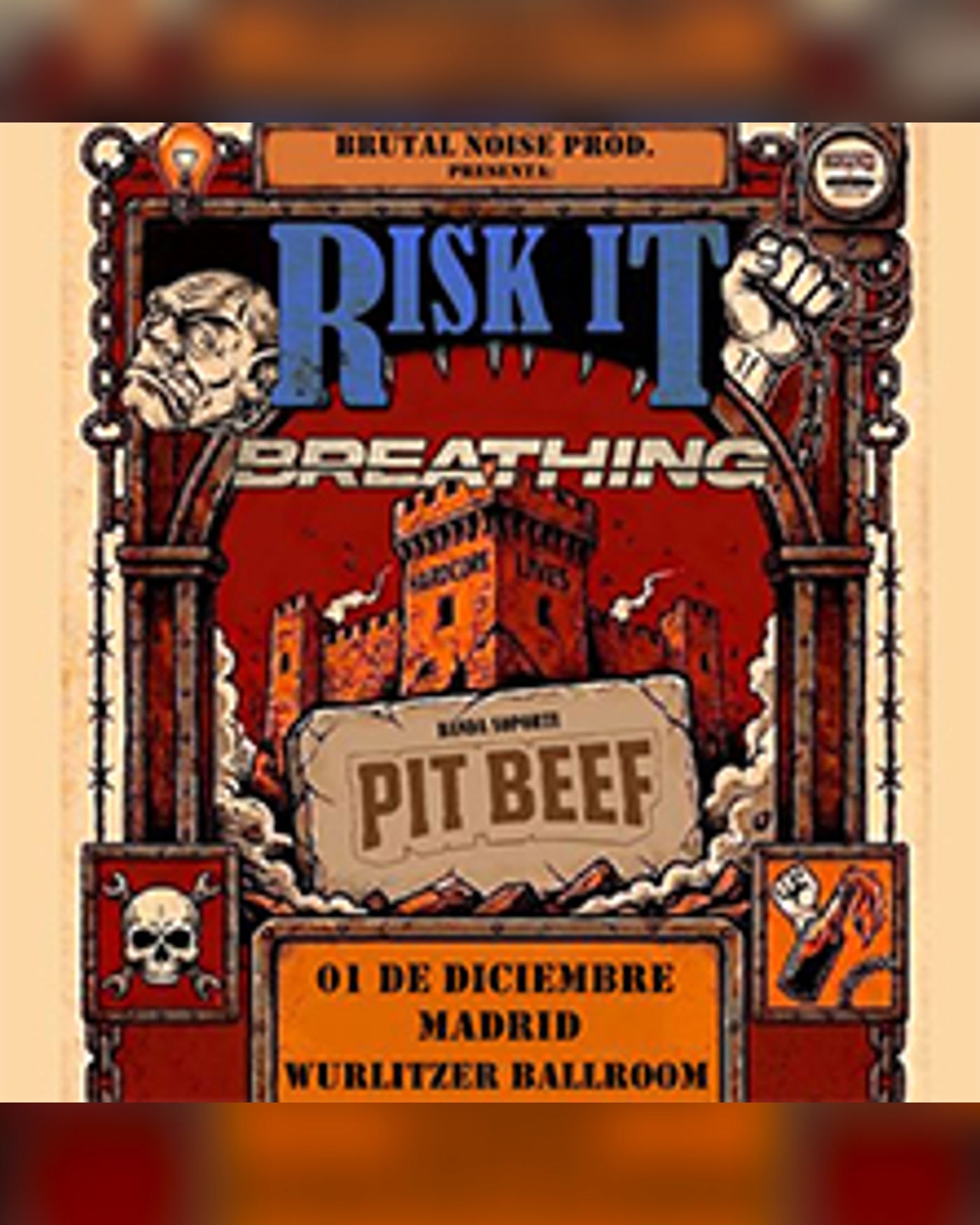 Affiche du concert Risk It!, La Deskomunal