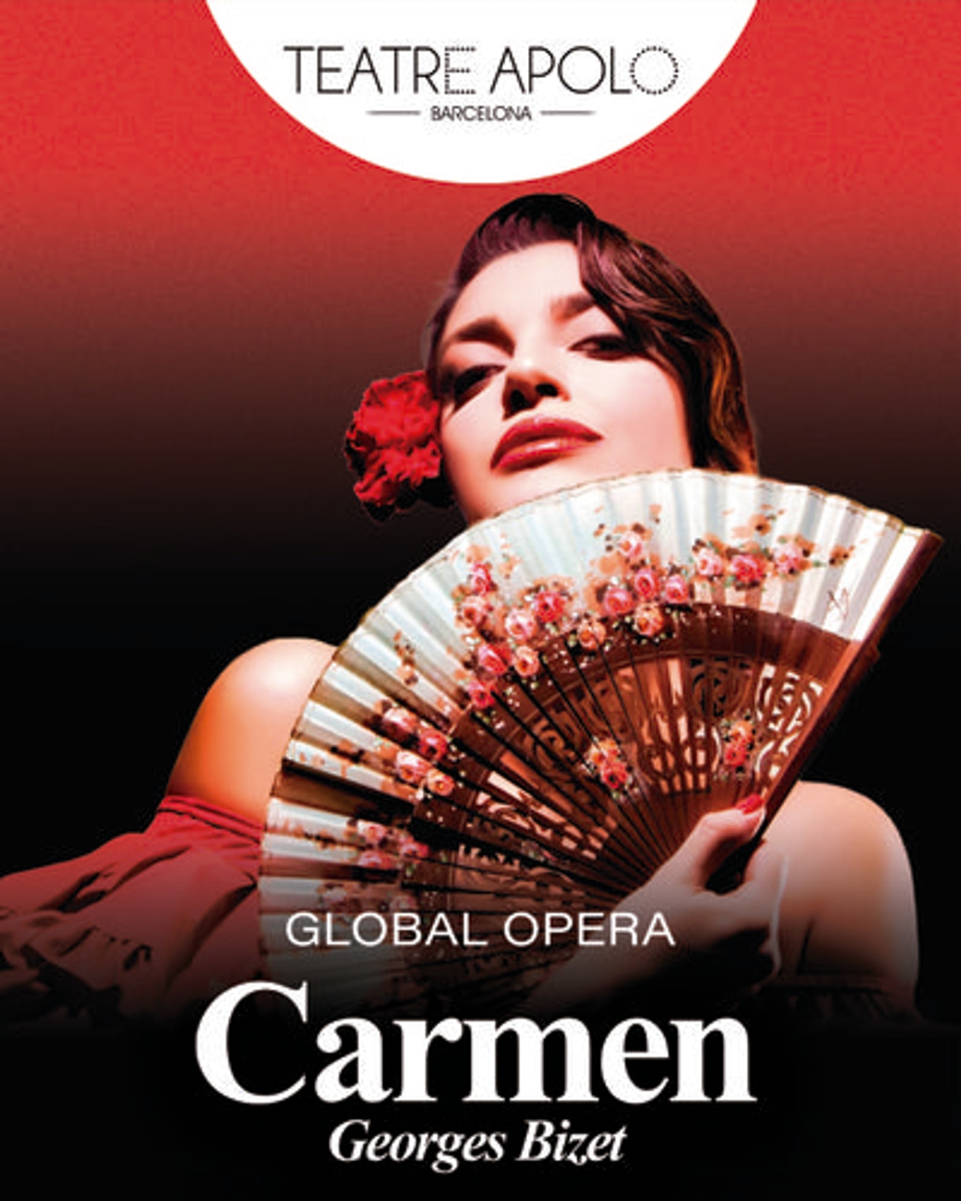 Poster for the show Carmen, Teatro Apolo de Barcelona