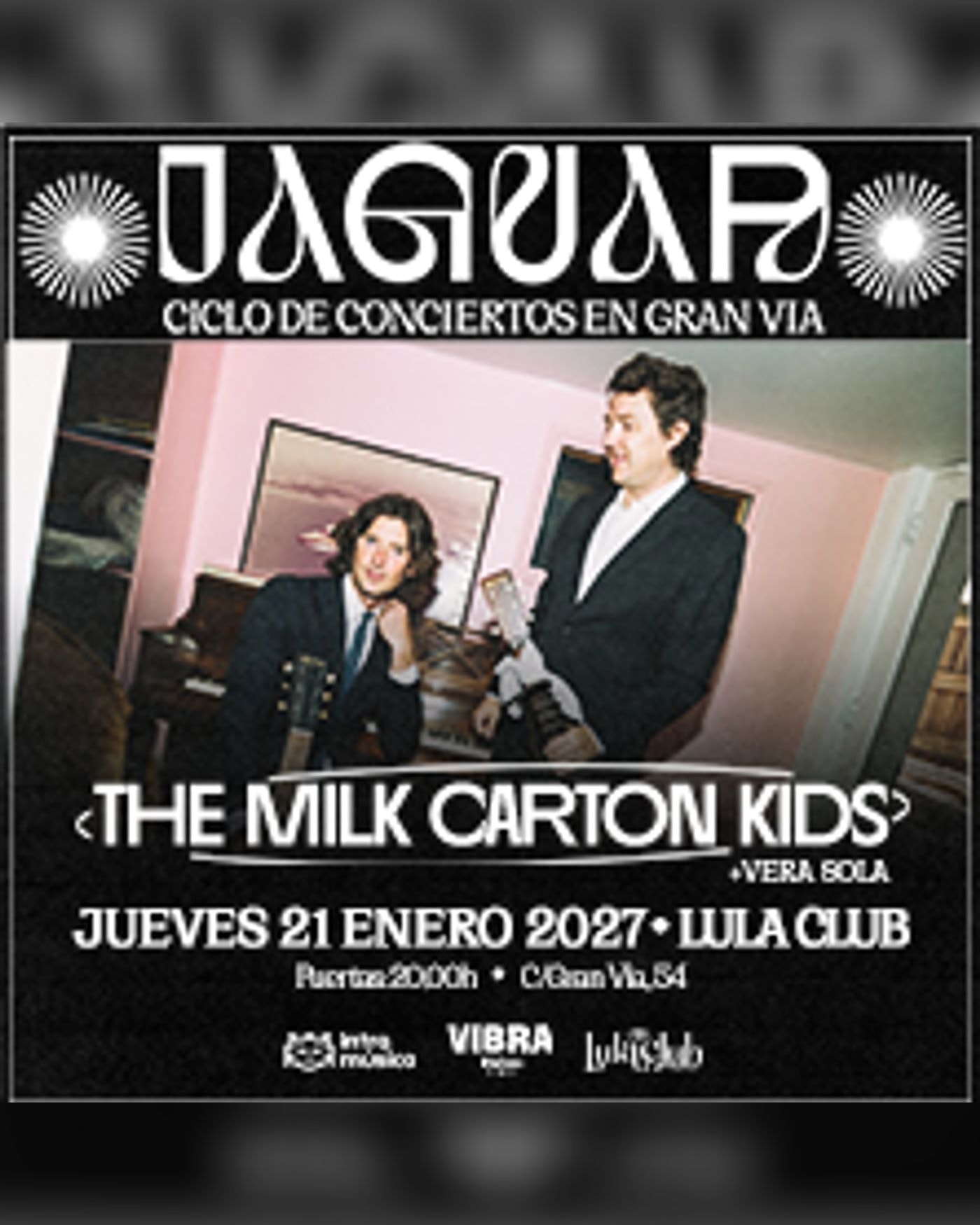 Affiche du Konzert The Milk Carton Kids en Jaguar, Lula Club
