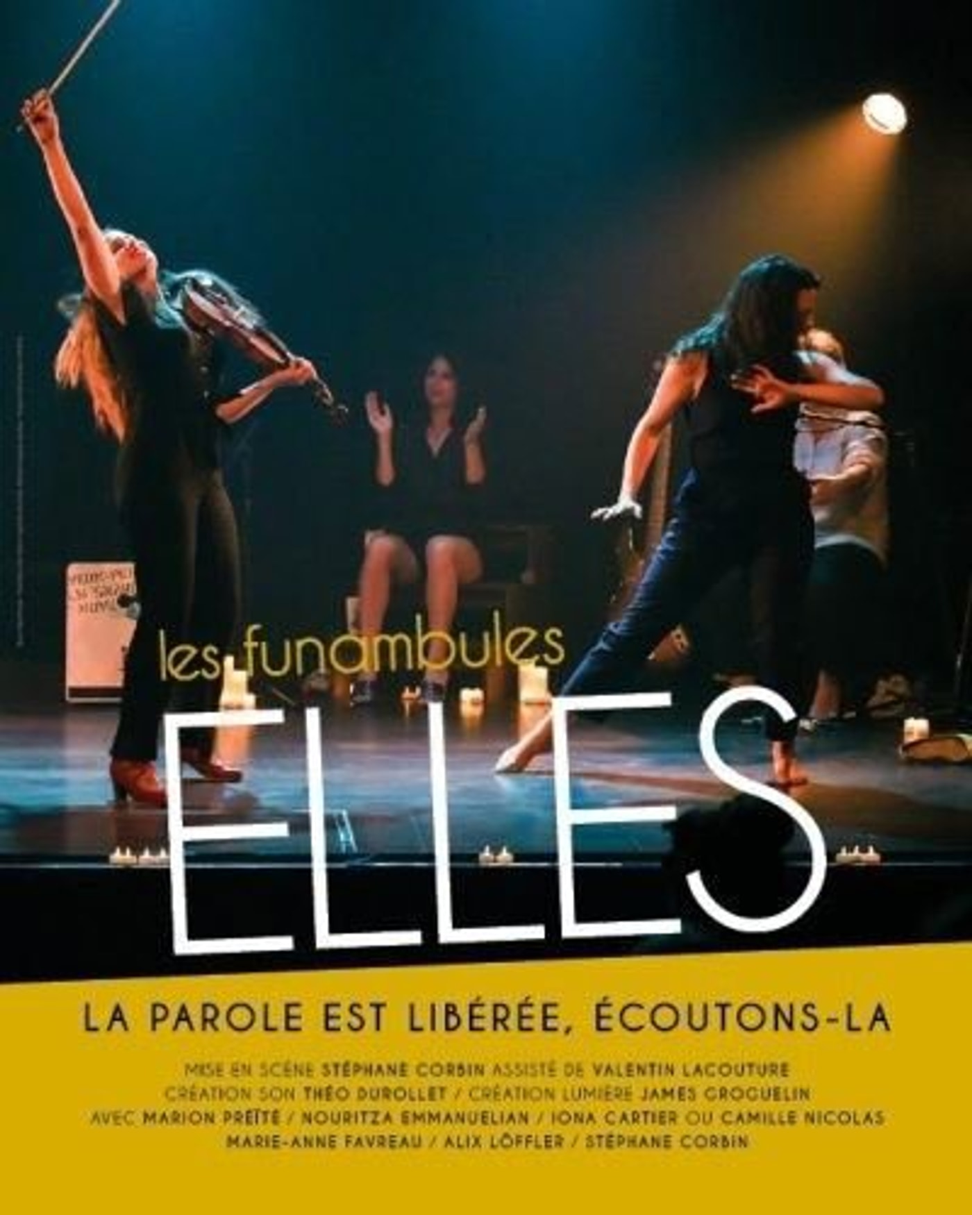 Cartel del espectáculo Elles, Théâtre Roger Lafaille