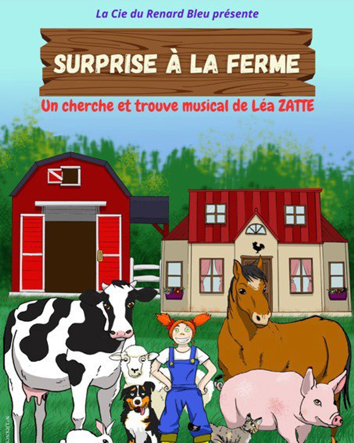 Cartel del espectáculo Surprise à la ferme, Café Théâtre le Flibustier