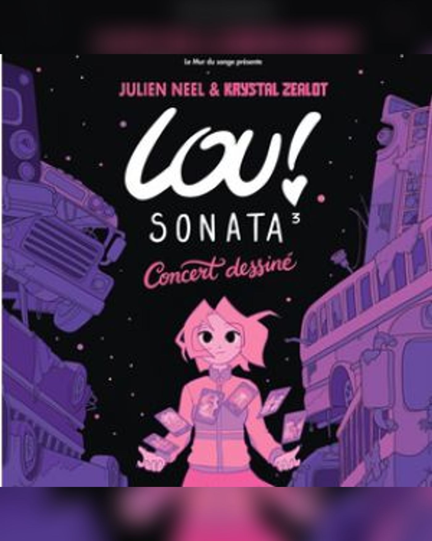 Locandina Lou ! Sonata 3 — Concerto disegnato