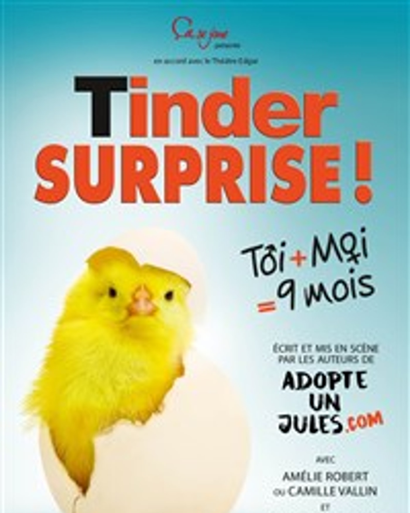 Affiche de l’Aufführung Tinder surprise !, Comédie de la Roseraie