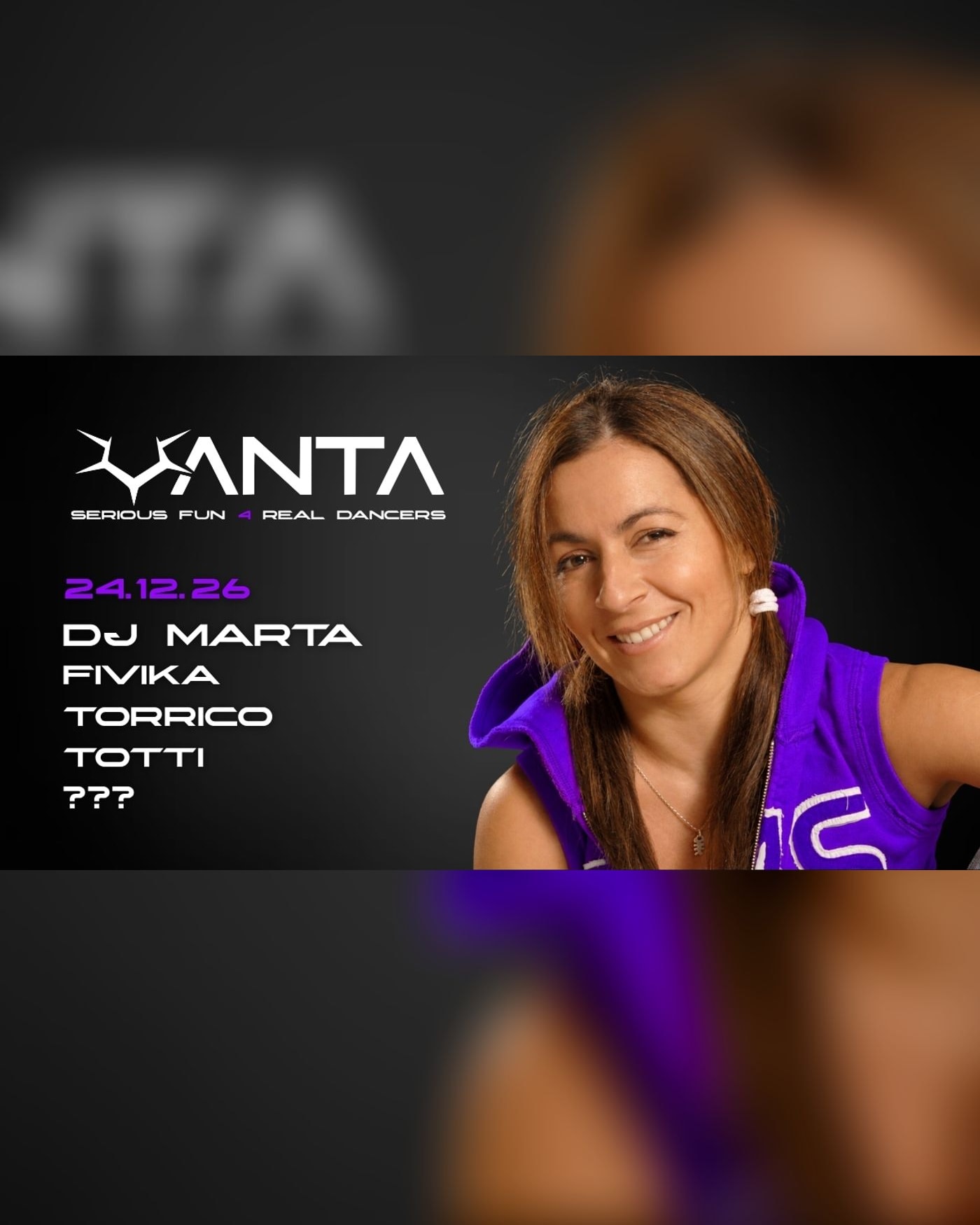 Cartel del concierto VANTA CLUB presents DJ MARTA, Sala Independance Club