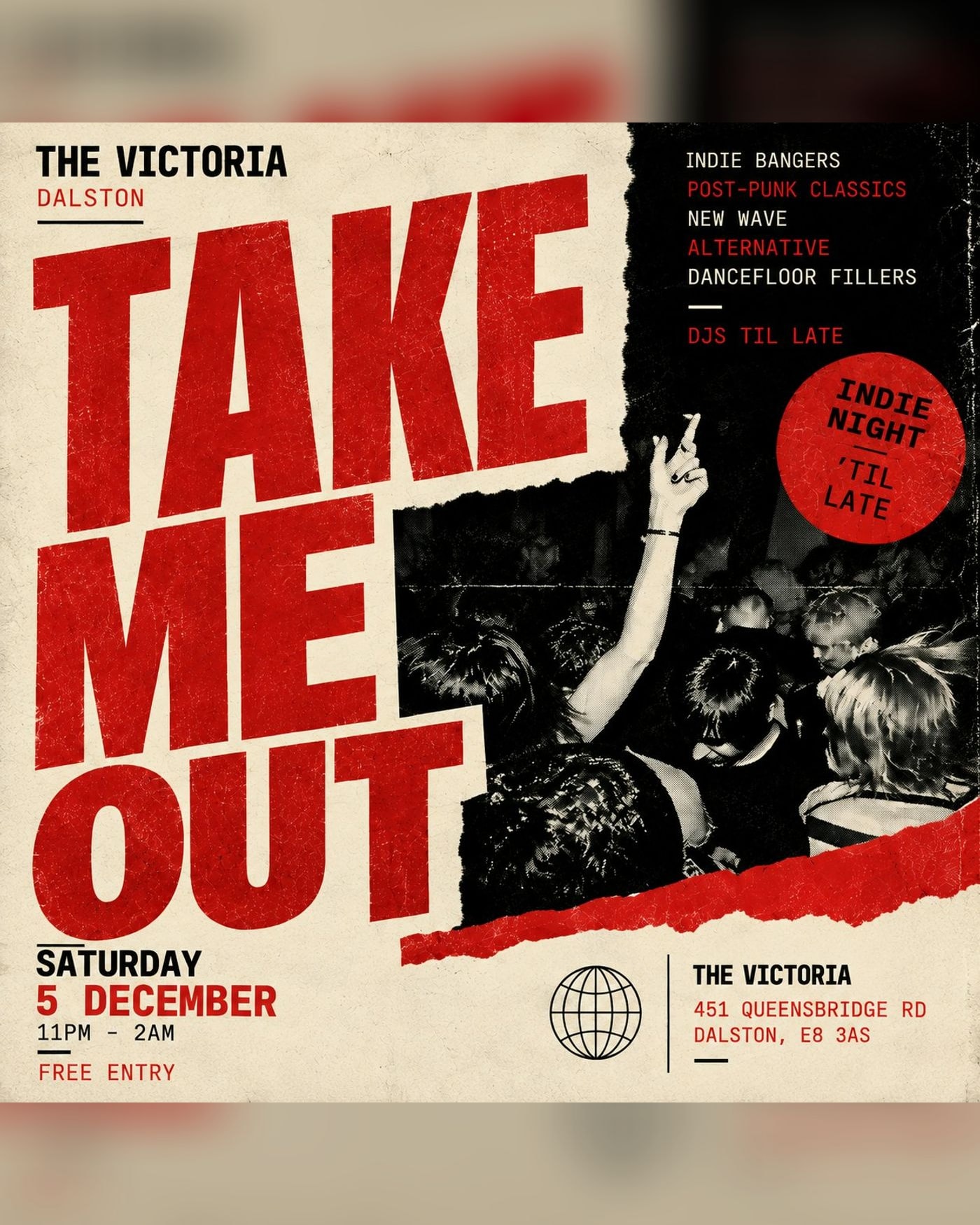 Affiche du Konzert Take Me Out, The Victoria