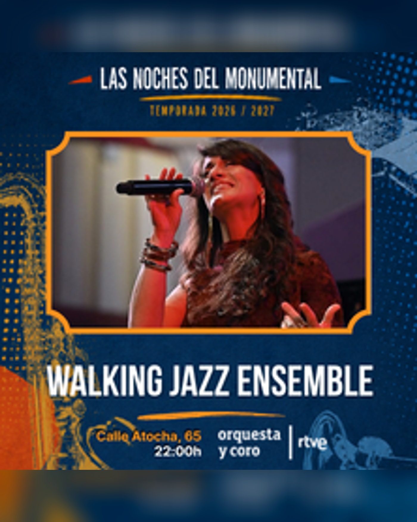Affiche du Konzert Walking Jazz Ensemble, Teatro Monumental
