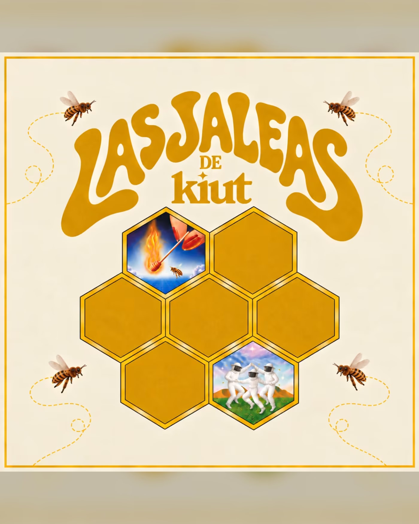 Poster for the concert Las Jaleas de kiut en Sala Juglar