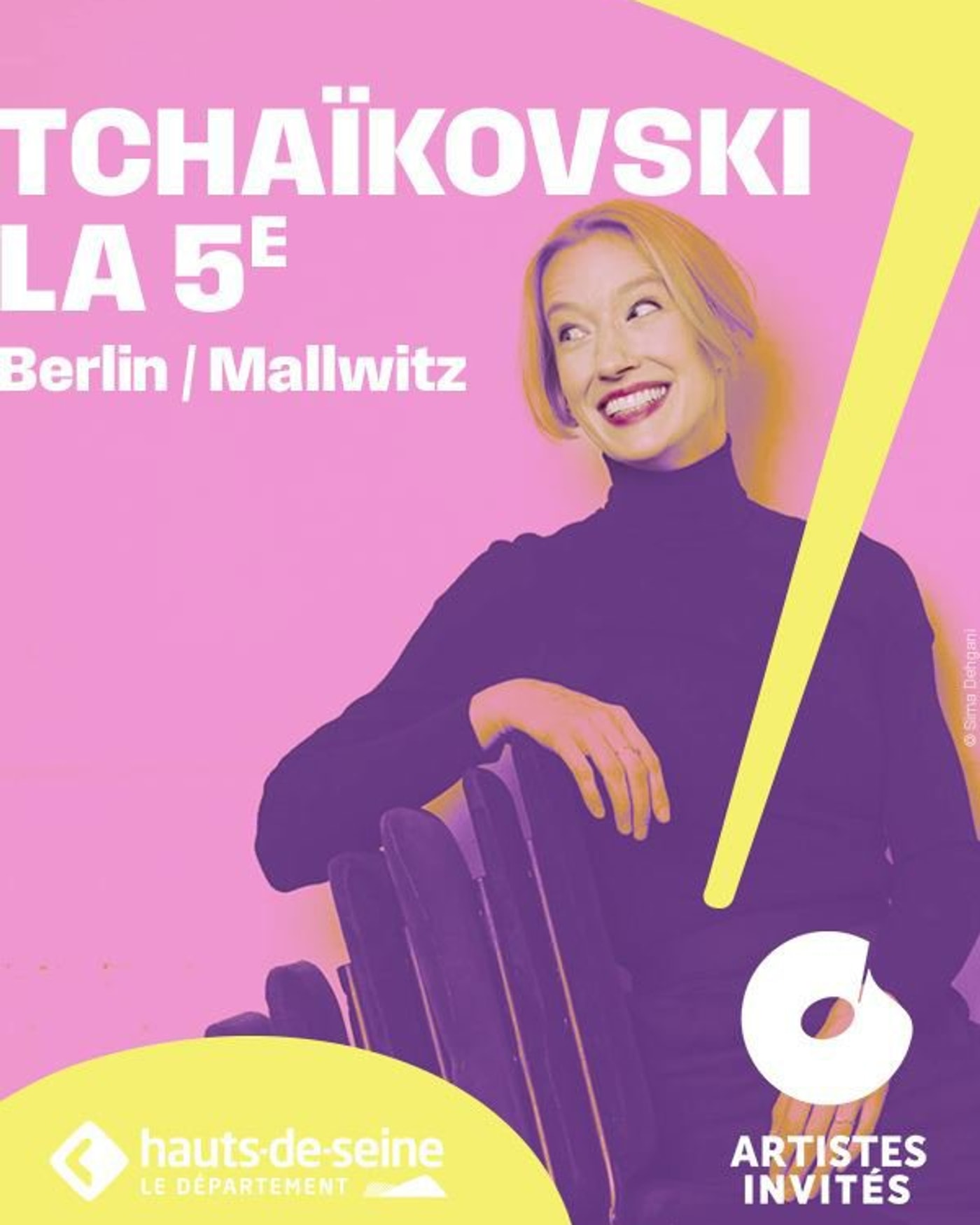 Poster for the concert Tchaikovski, la Cinquième - Konzerthausorchester Berlin, Auditorium de La Seine Musicale