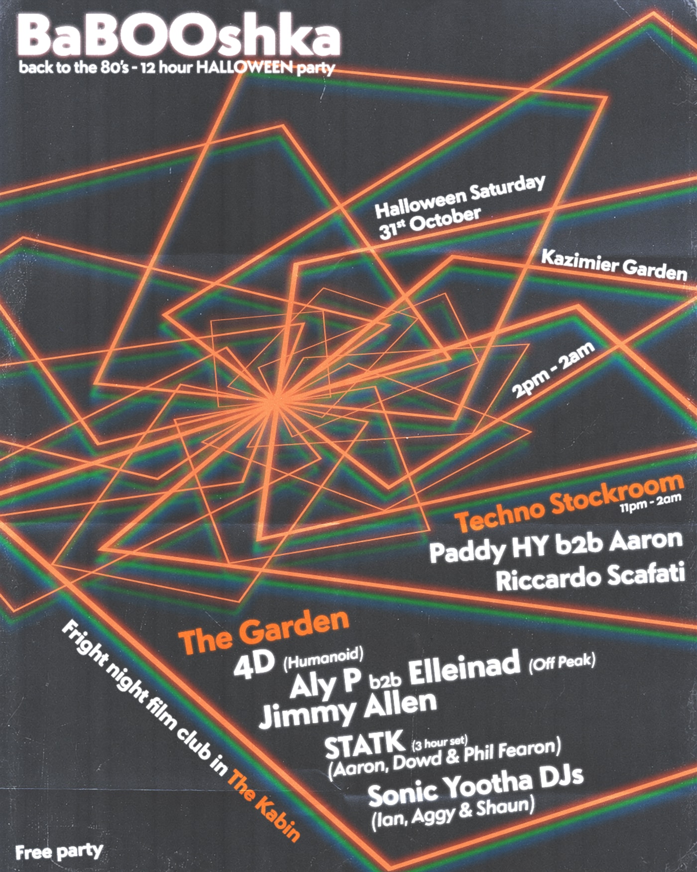 Affiche du Konzert BaBOOshka, Kazimier Garden