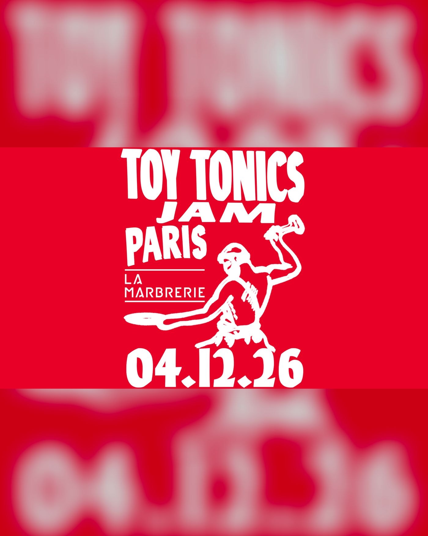 Affiche du Konzert Toy Tonics Jam, La Marbrerie