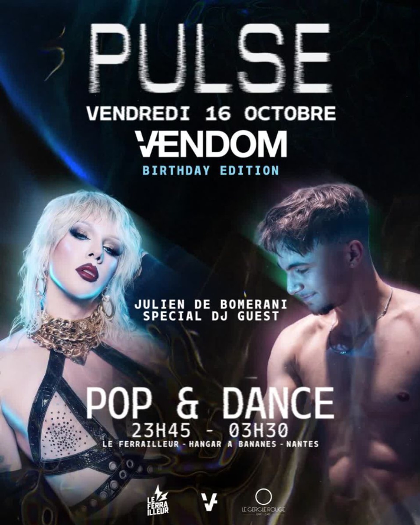 Affiche du concerto PULSE #4 - Birthday Edition, Le Ferrailleur
