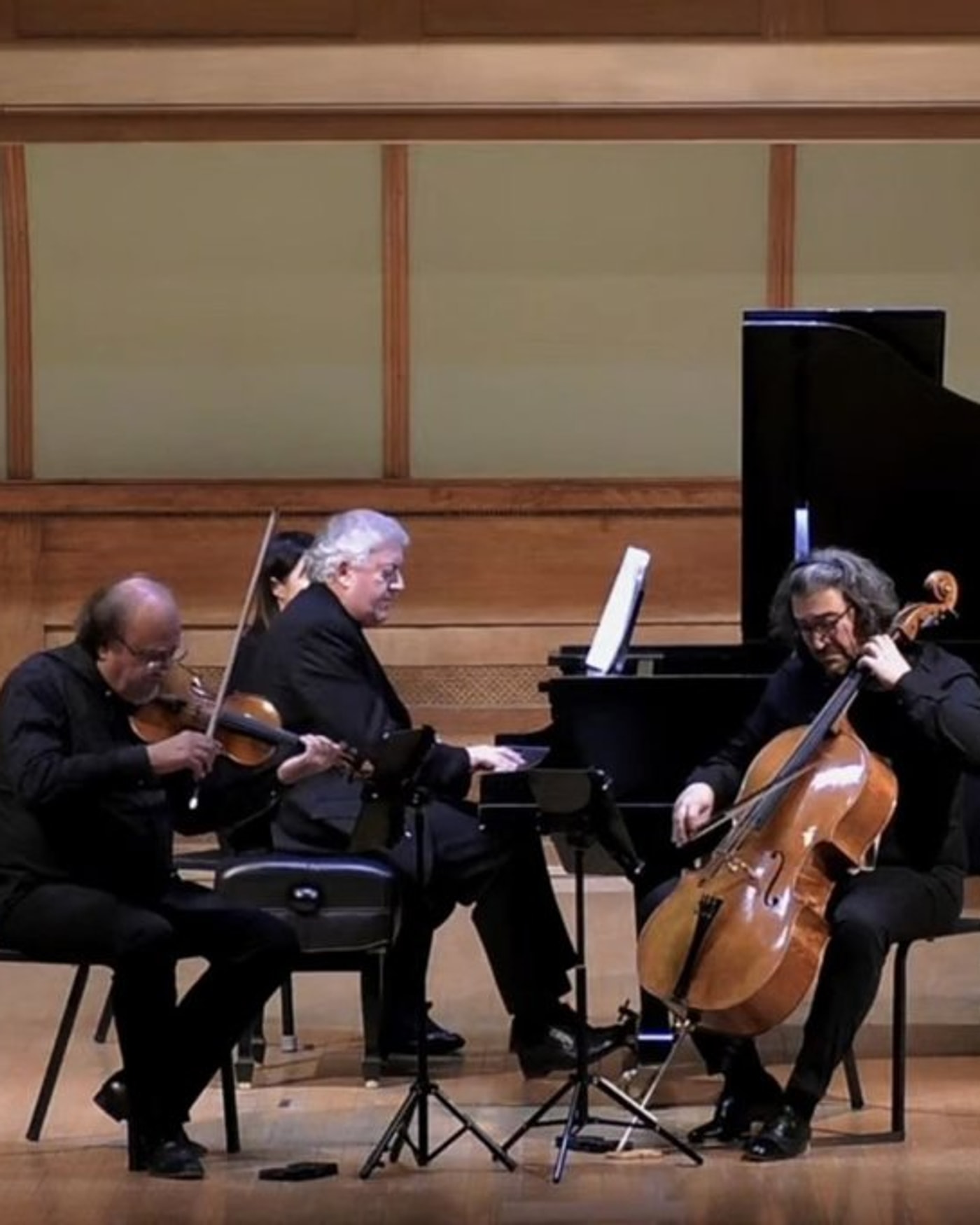 Cartel del concierto Trio de Turin, Salle Cortot