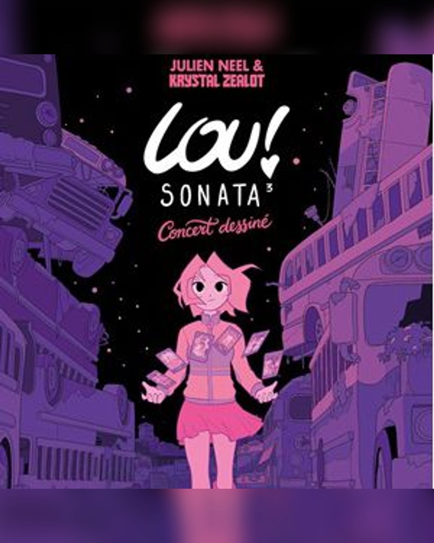 Plakat Lou ! Sonata 3 – Concert Dessiné