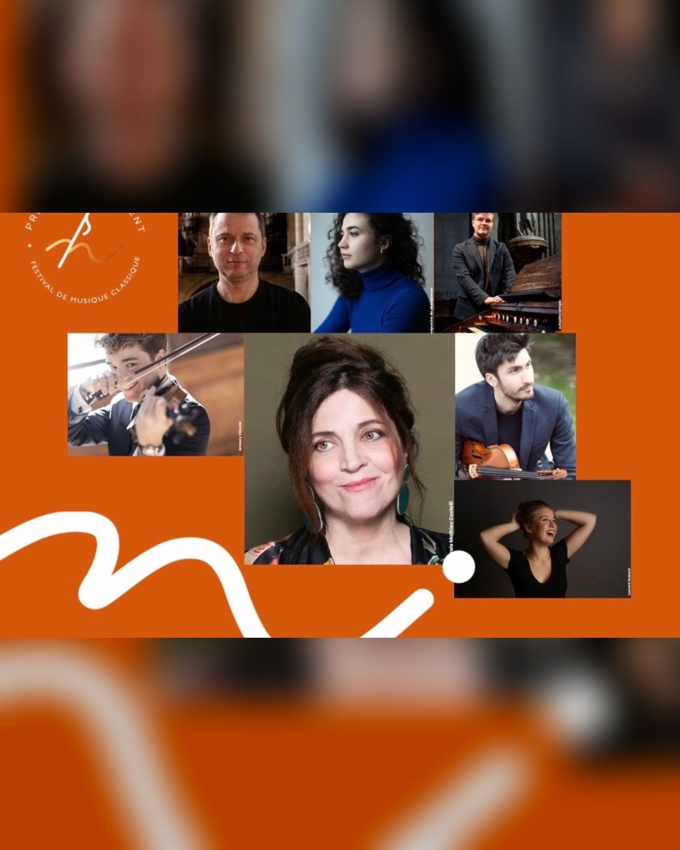 Affiche du concerto Bach et Nous, Église Saint-Etienne-du-Mont