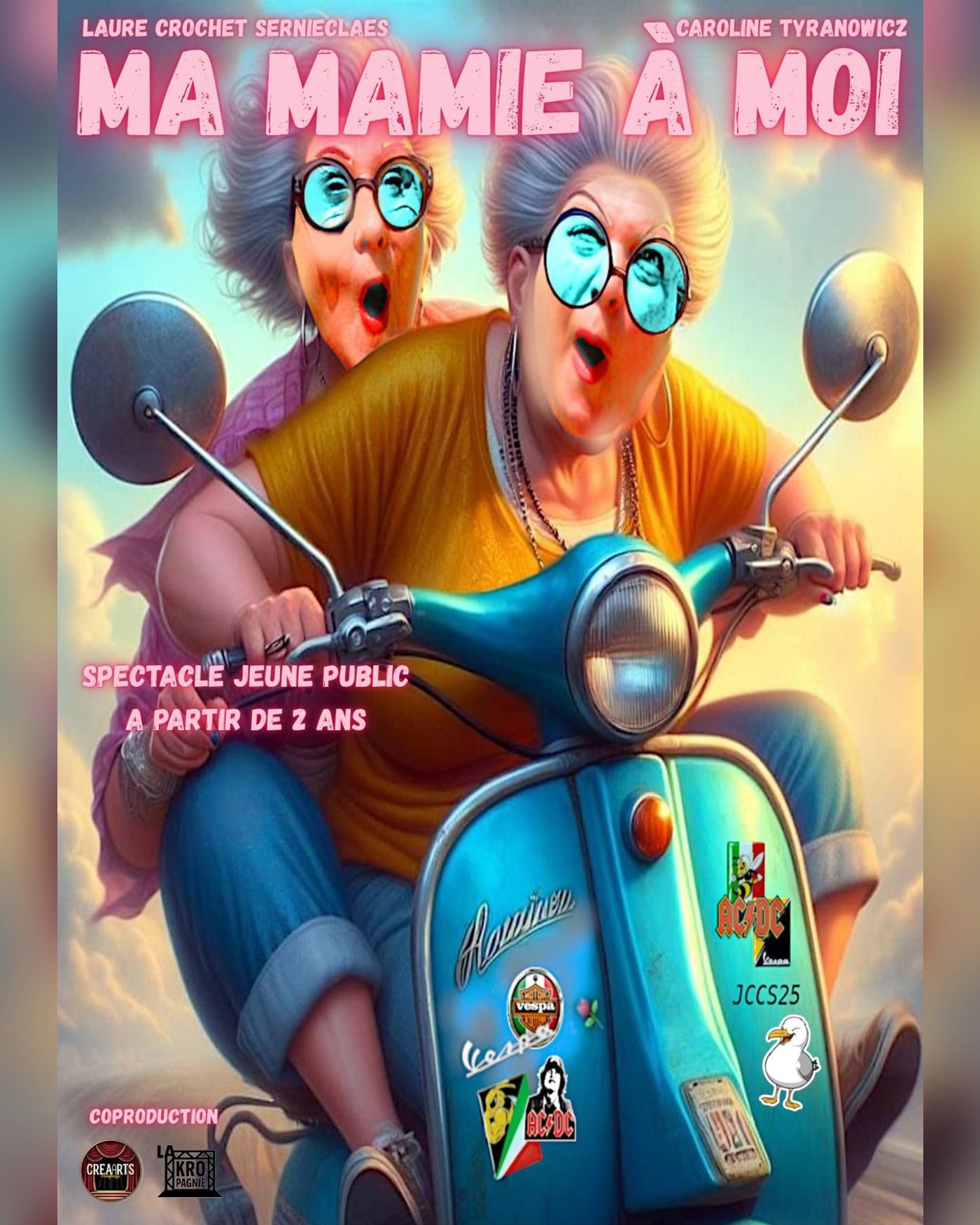 Cartel del espectáculo Ma mamie à moi, Café Théâtre le Flibustier
