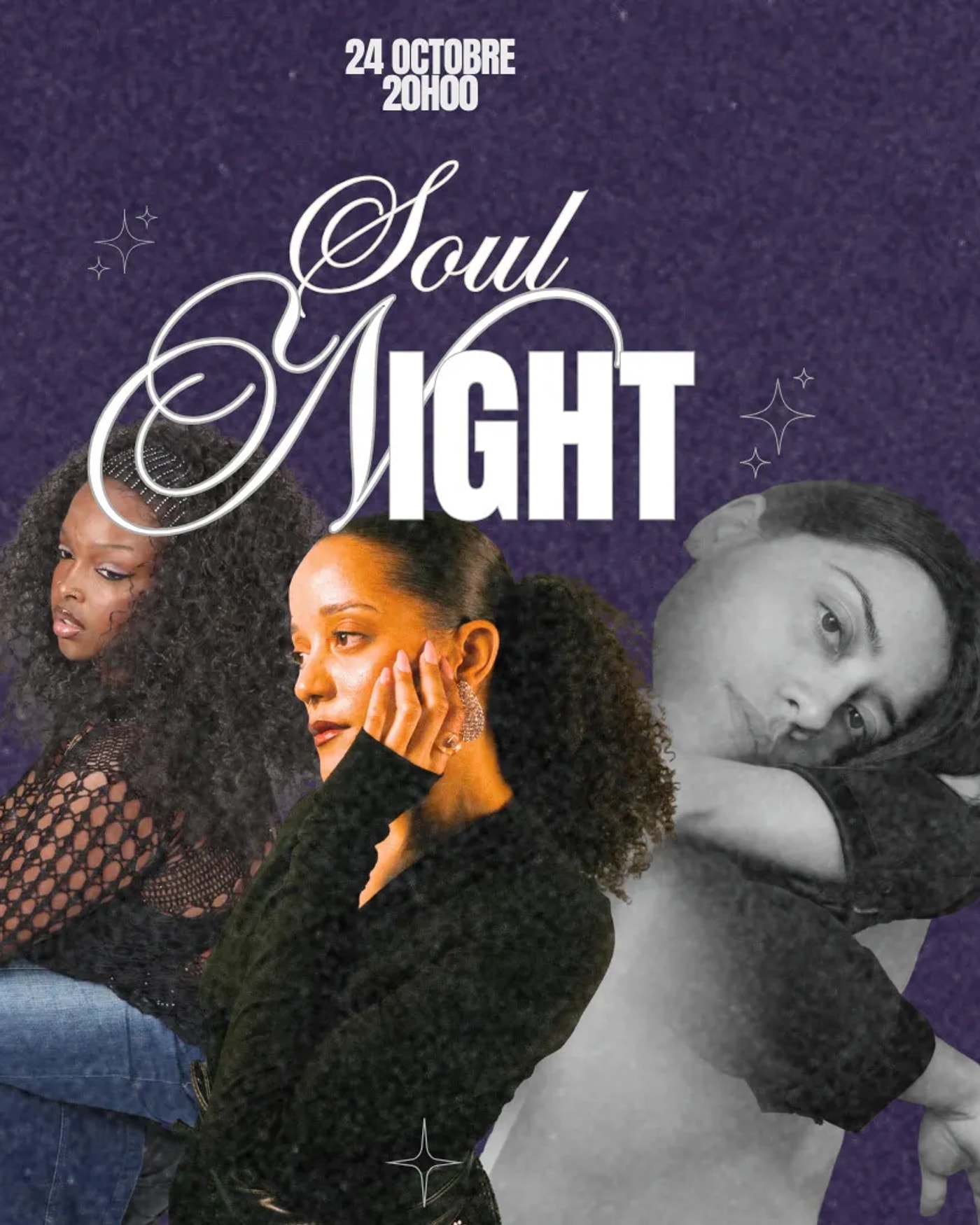 Cartel del concierto Soul night @Mezzanine