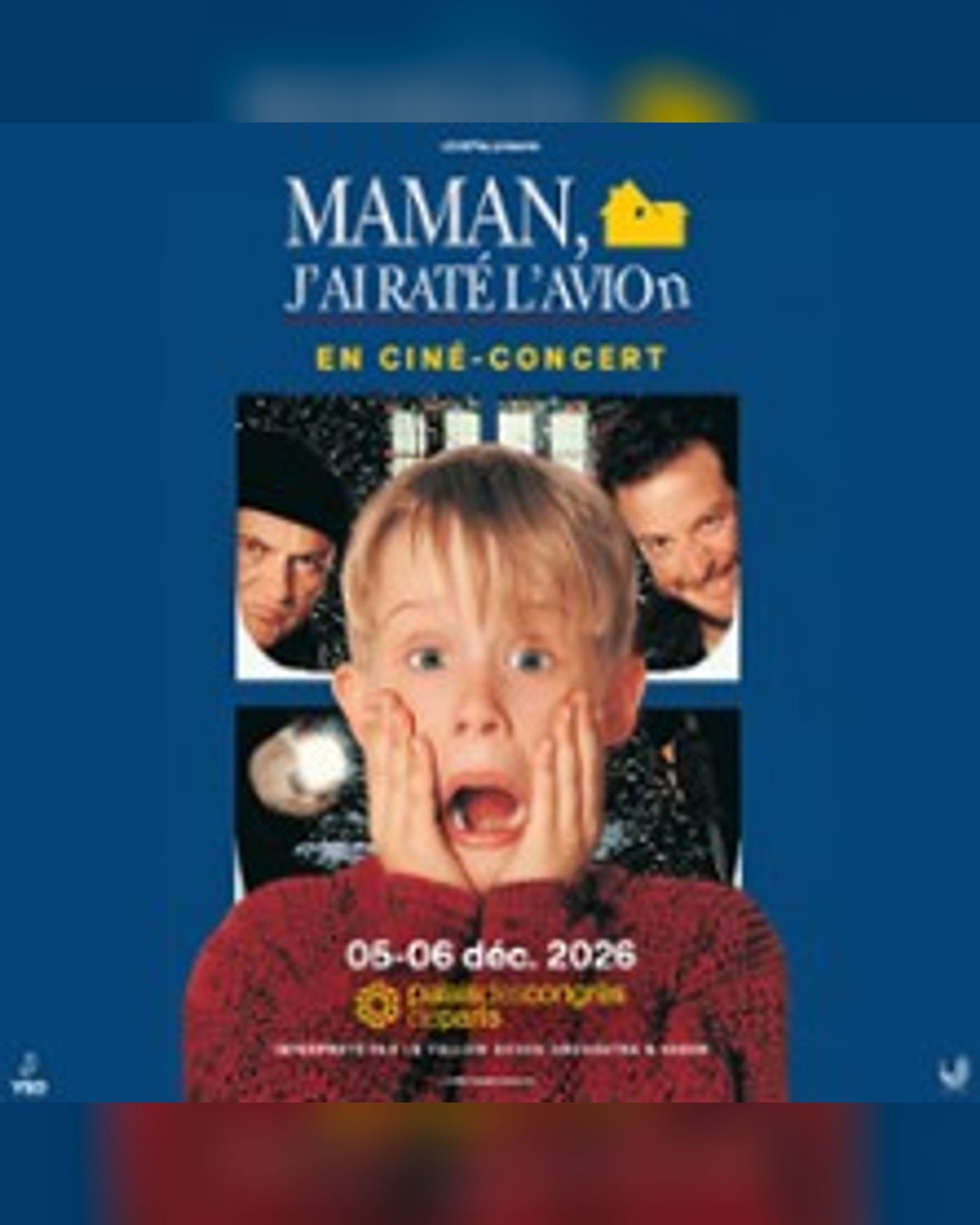 Affiche du concerto Maman, Palais des Congrès de Paris