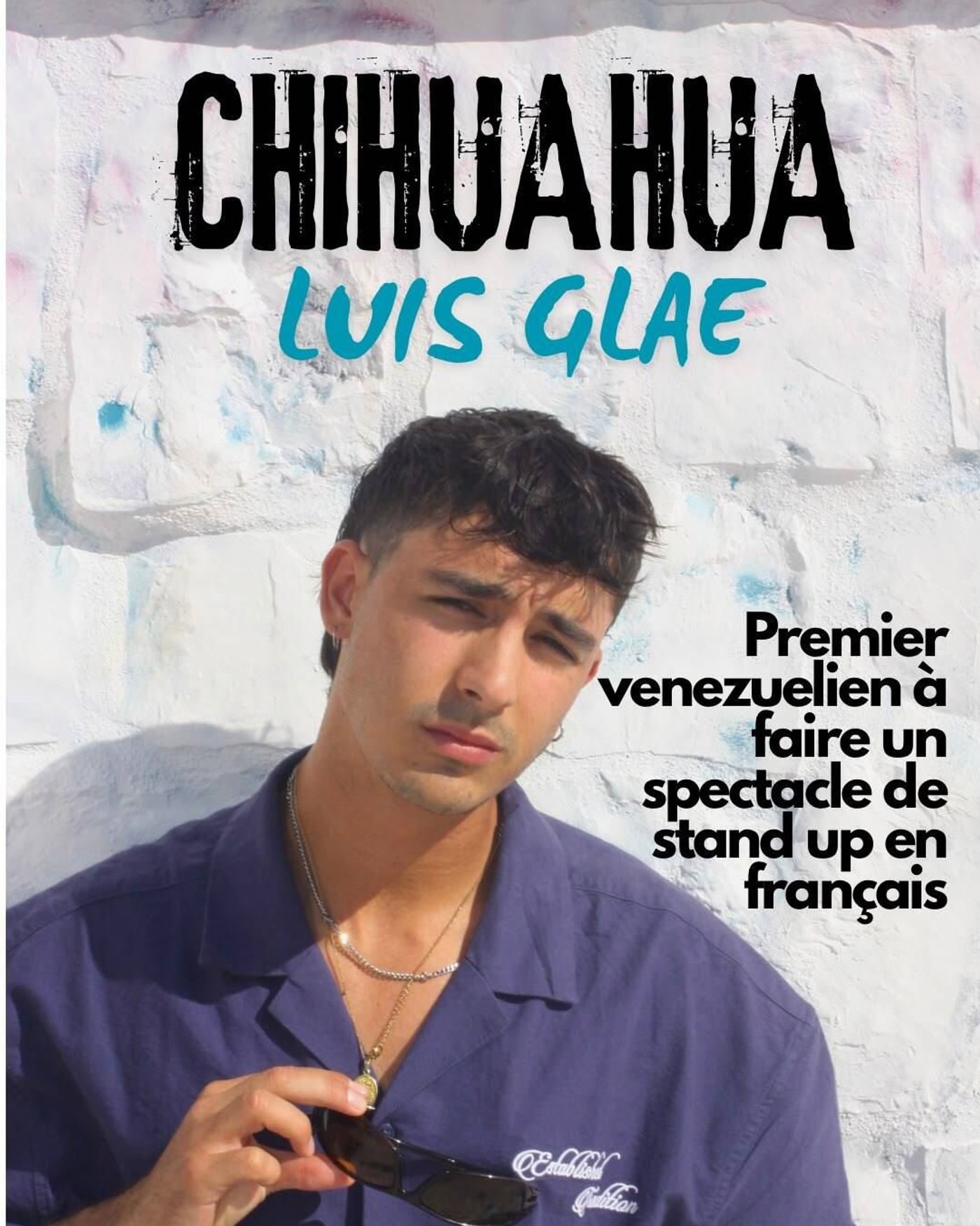 Affiche de l’espetáculo Luis Glae, Le Solo