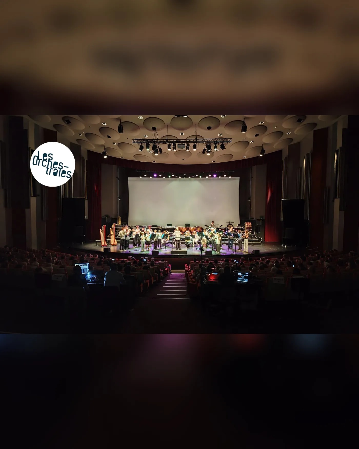 Affiche du concert Musique à danser | Orchestre de cuivre et d'harmonie, Conservatoire de Nantes