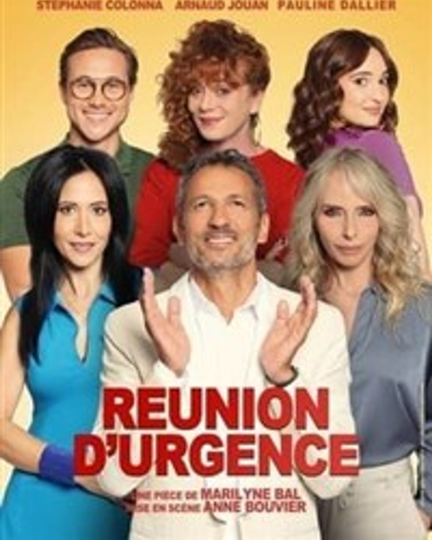 Affiche du spettacolo Réunion d'urgence, Théâtre Silvia Monfort Saint-Brice
