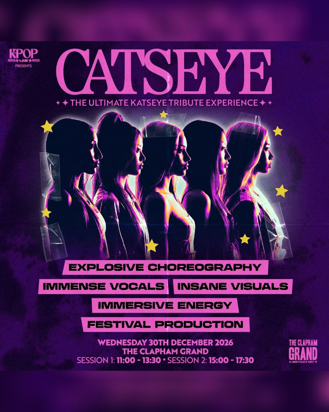 Visuel de l’esperienza Catseye, The Clapham Grand