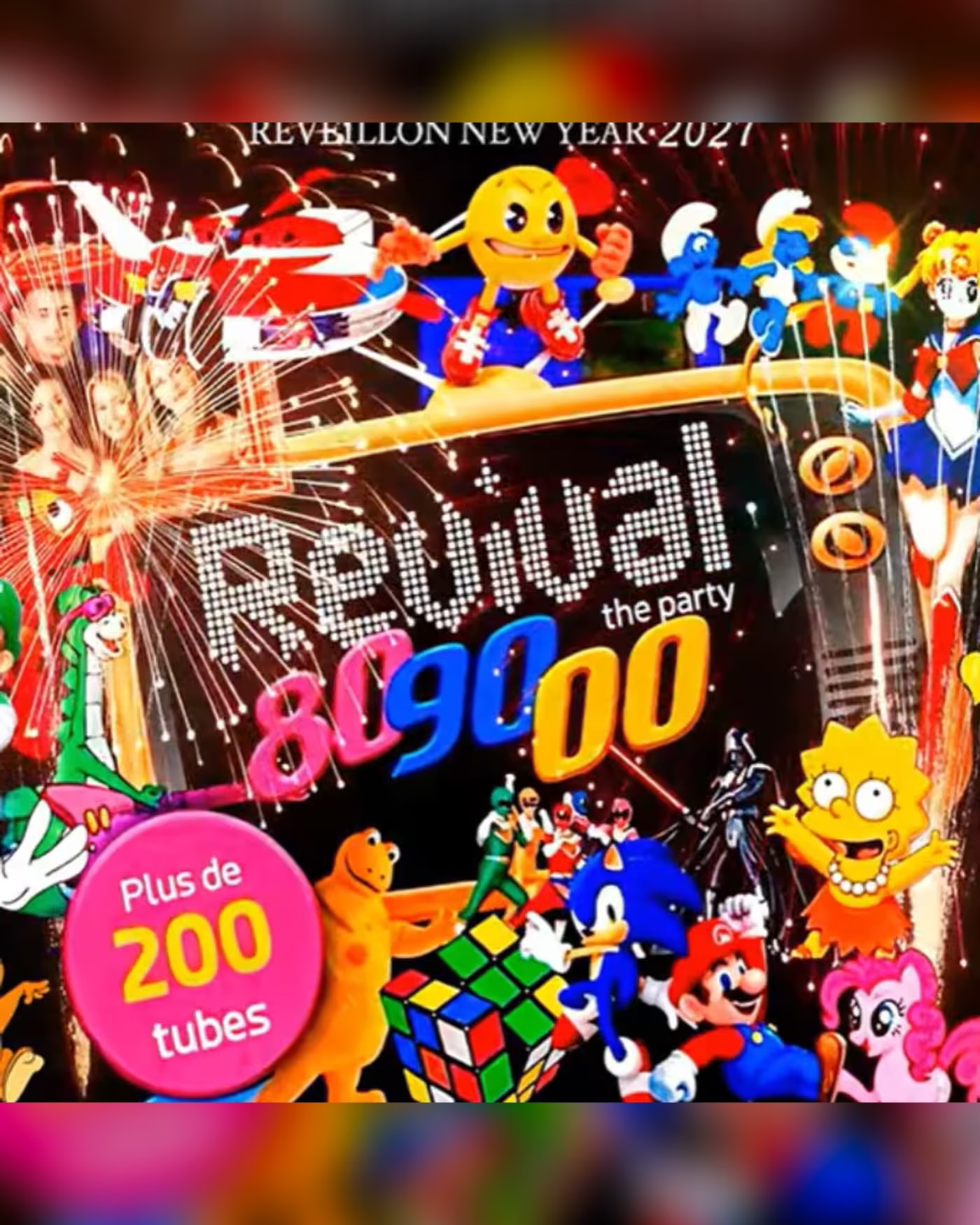 Picture for the outing Réveillon Revival Années 80-90-00 New Year Party 2027, Le Palace Saint - Honoré