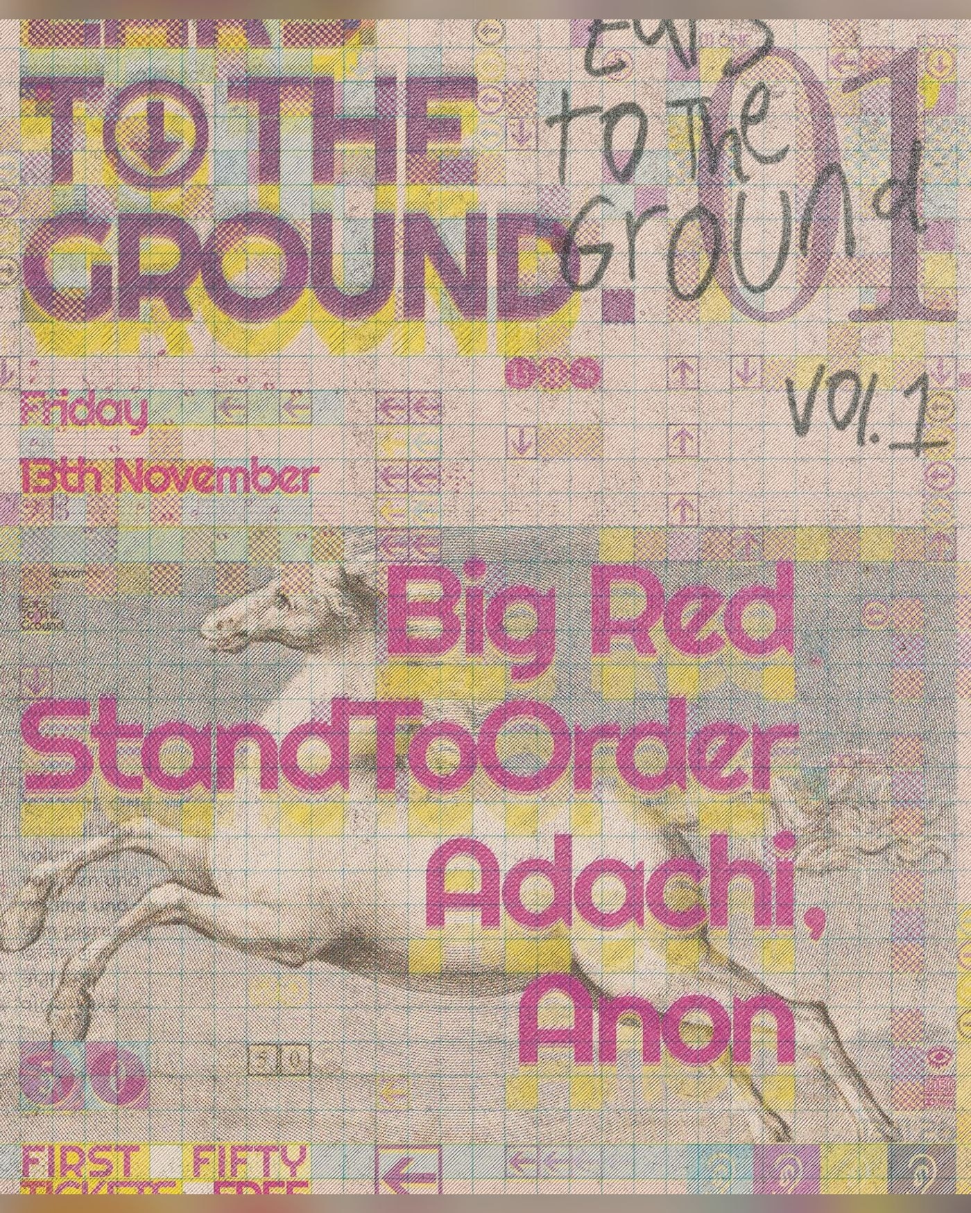 Cartel del concierto Ears To The Ground Vol.1: Big Red, The Ill Repute