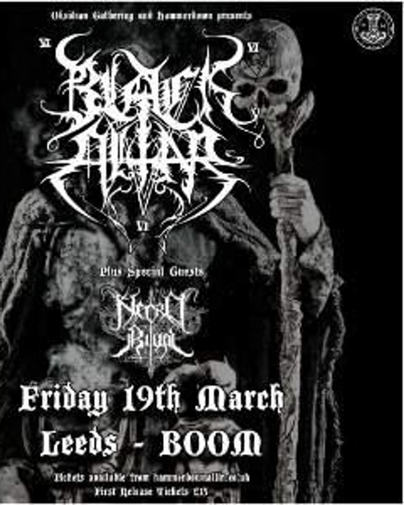 Affiche du Konzert Black Altar, Boom