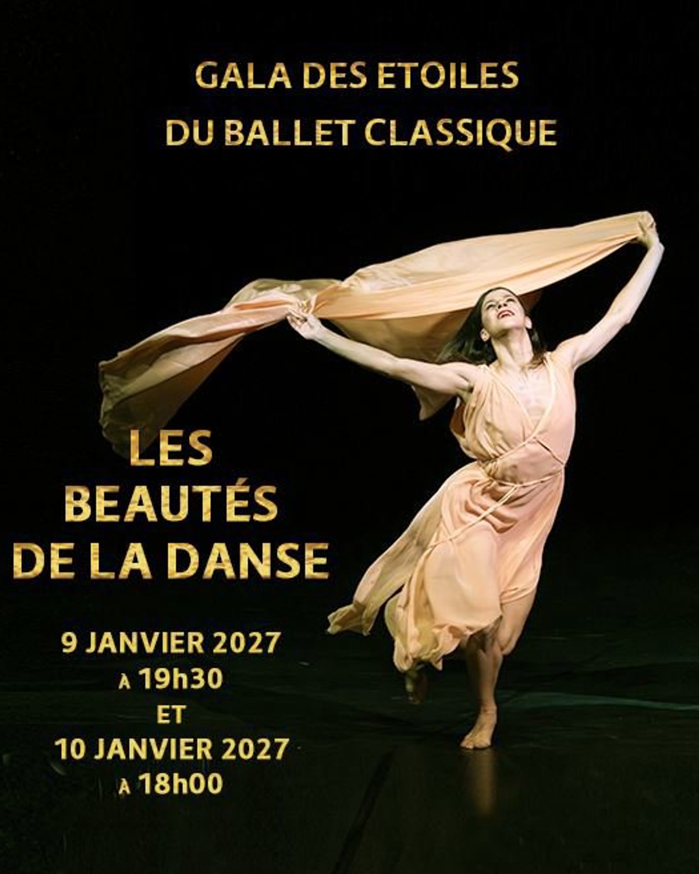Cartel del espectáculo Les Beautés de la Danse, Auditorium de La Seine Musicale