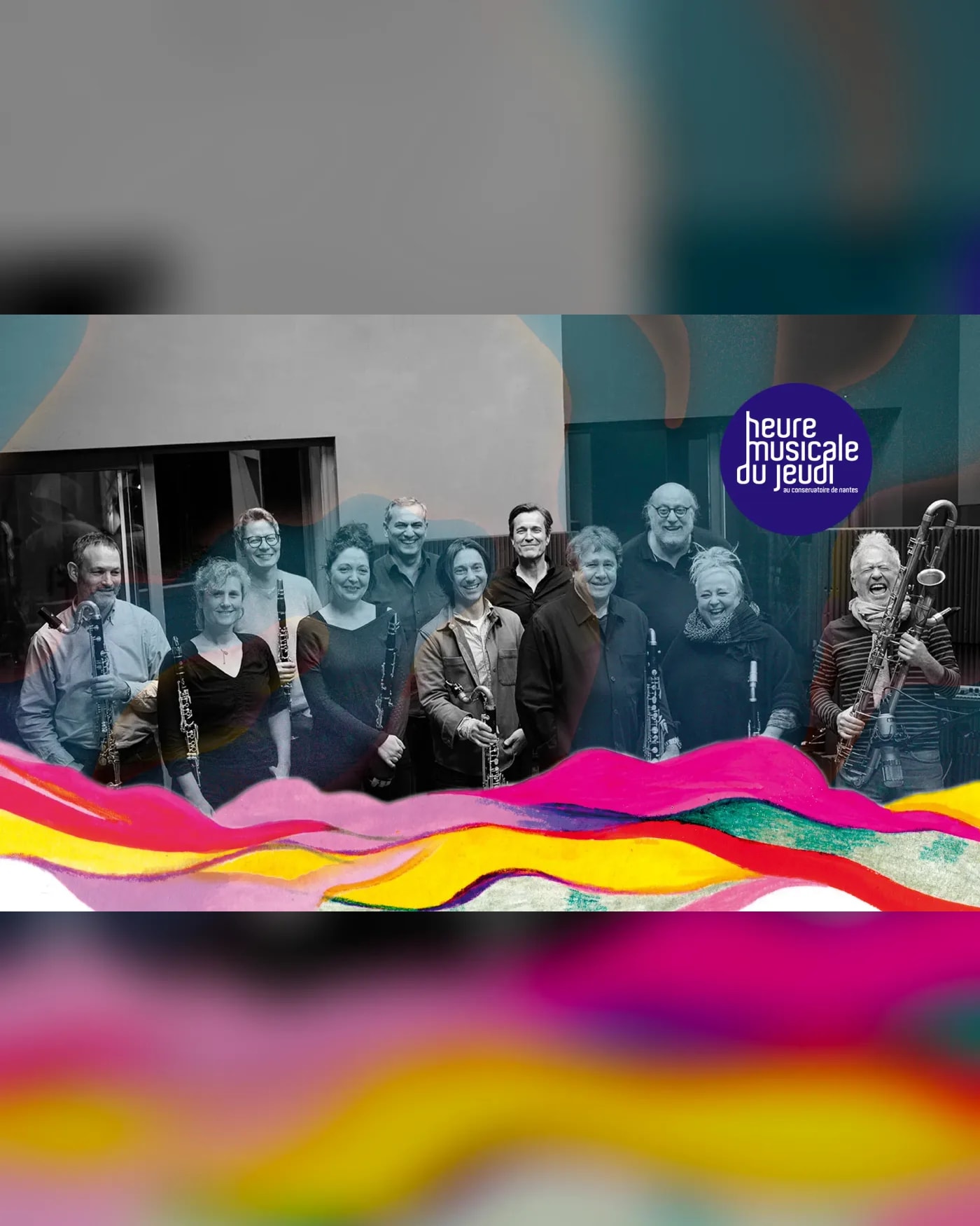 Affiche du concert Le temps est parti pour rester | Saison HMJ, Conservatoire de Nantes