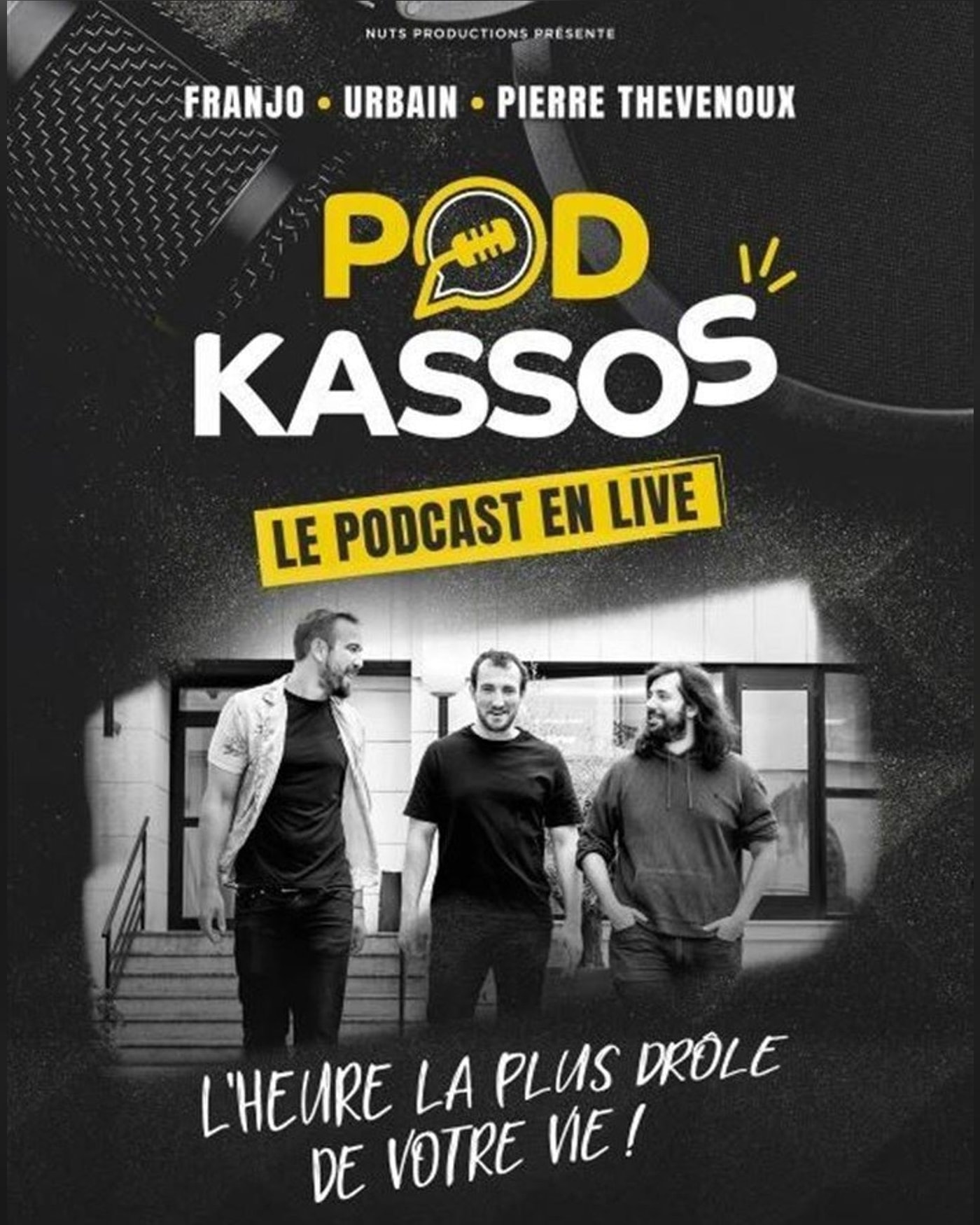 Cartel del espectáculo Podkassos - Le Podcast en Live, Le Petit République
