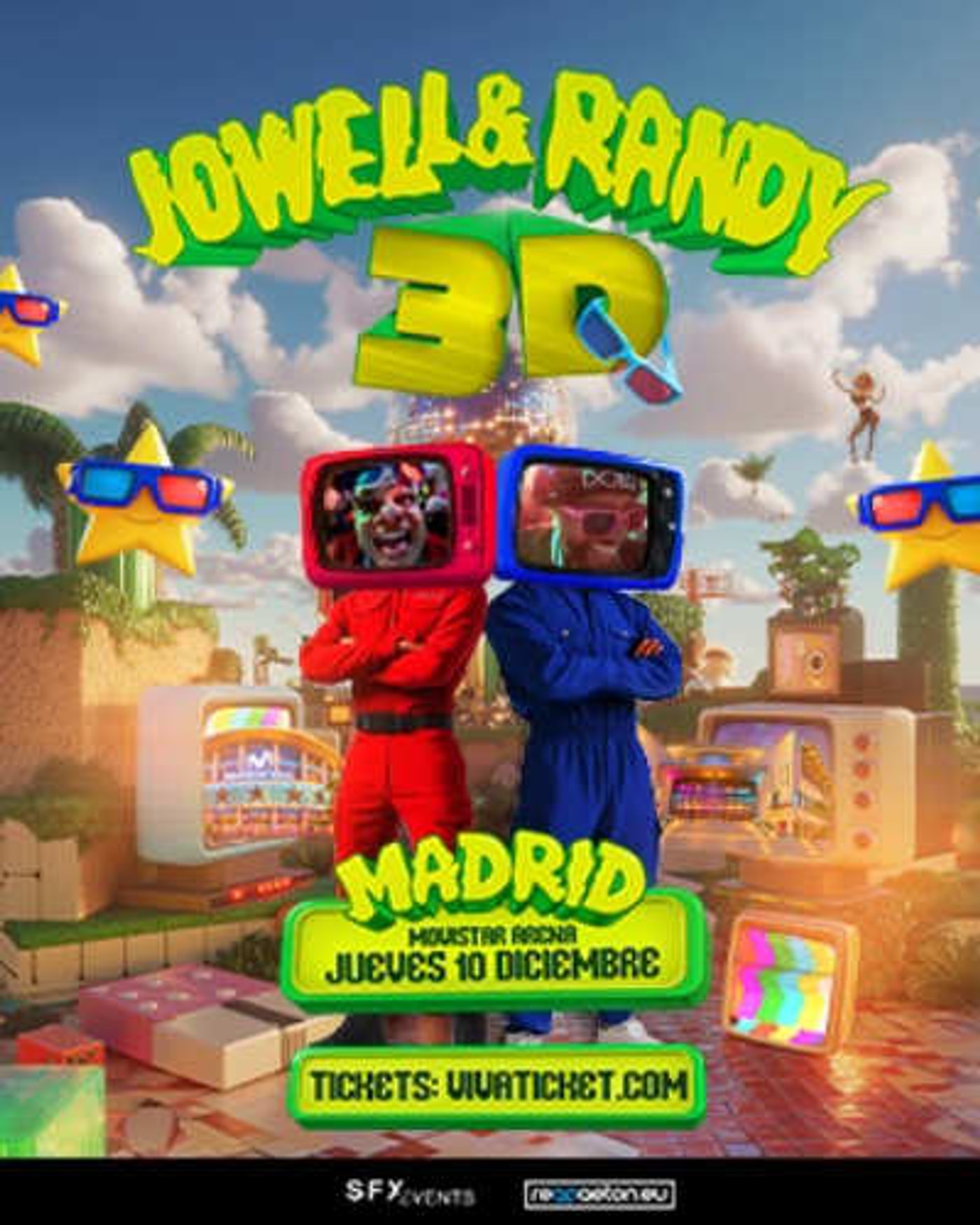 Visuel de l’Ausstellung Jowel & Randy 3D, Movistar Arena