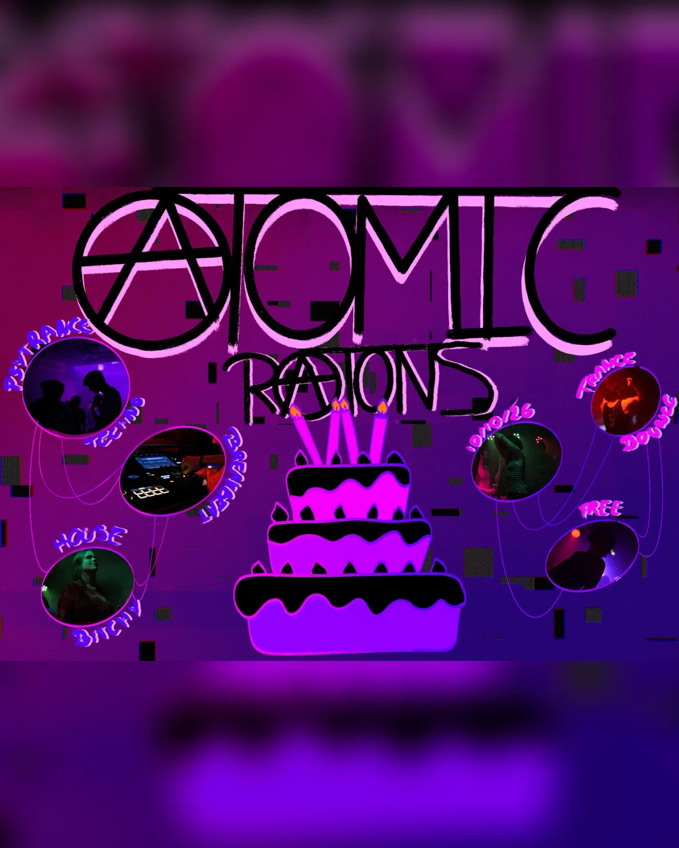 Affiche du concerto Atomic Ratons, Atomic Cat