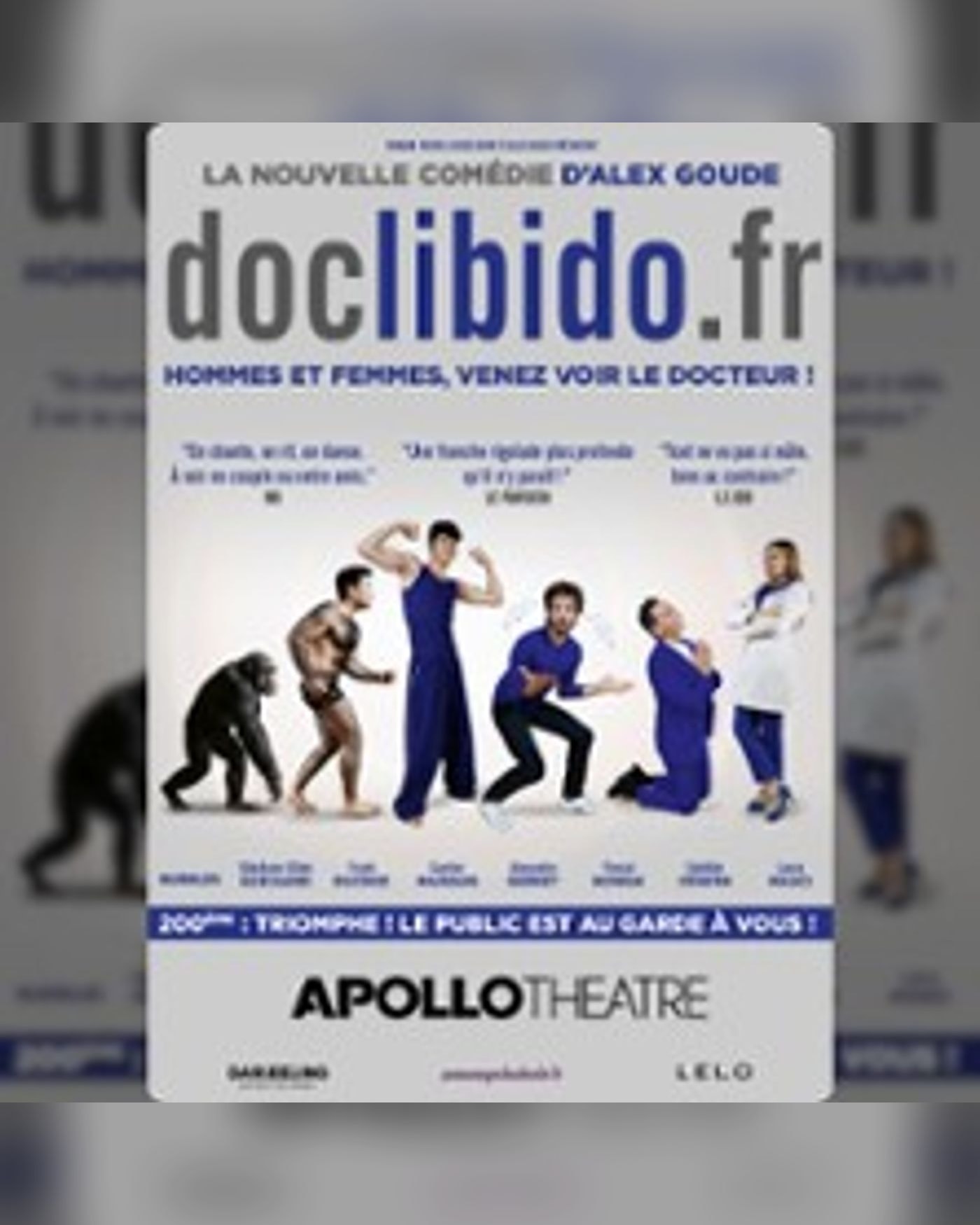Affiche de l’Aufführung Doclibido.Fr, Apollo Comedy - Salle 200
