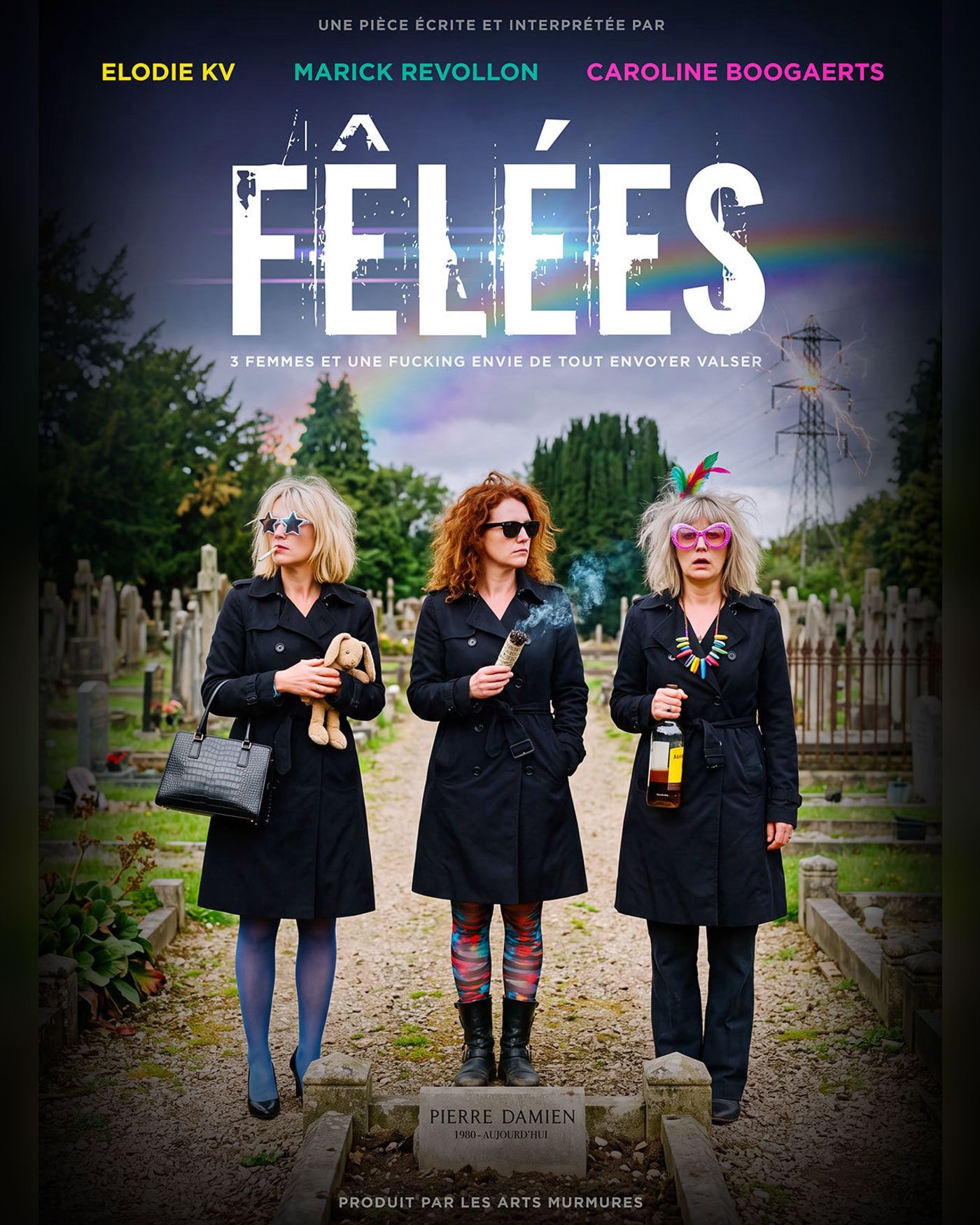 Affiche du voorstelling Fêlées, Comédie Kawa Montpellier