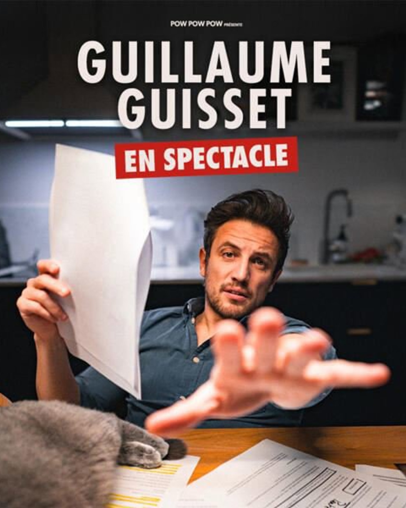 Cartel de Guillaume Guisset en Spectacle - Gira