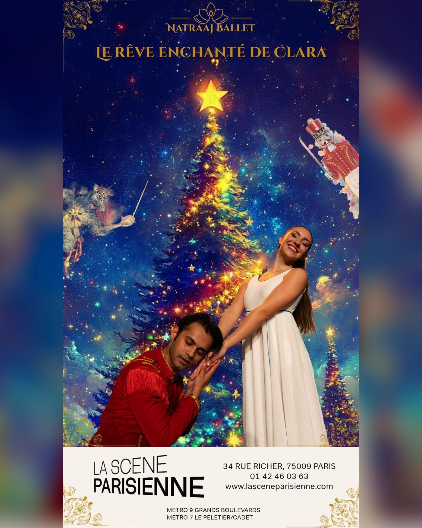 Cartel del espectáculo Le Rêve Enchanté de Clara, La Scène Parisienne