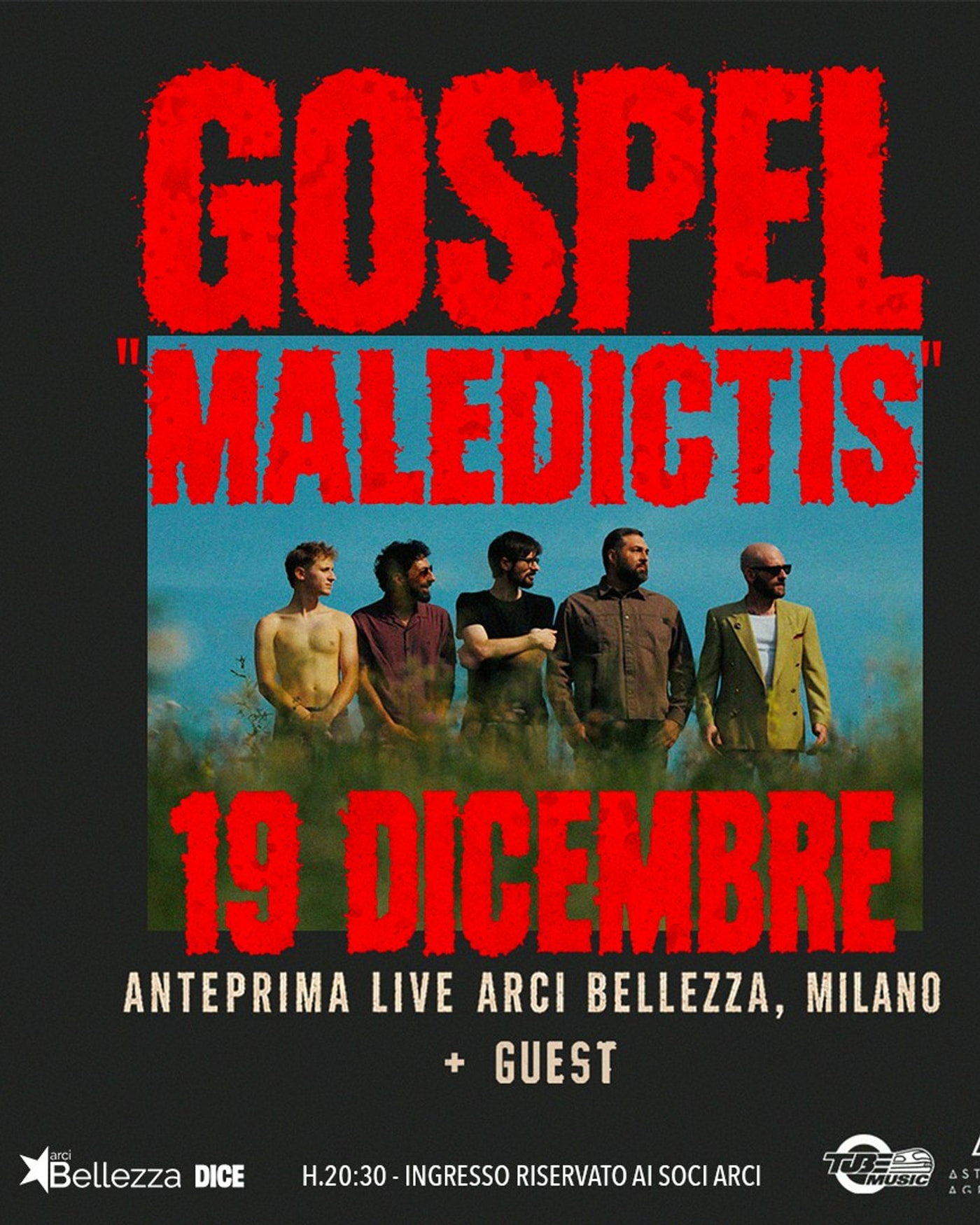 Affiche du Konzert Gospel maledictis, Arci Bellezza