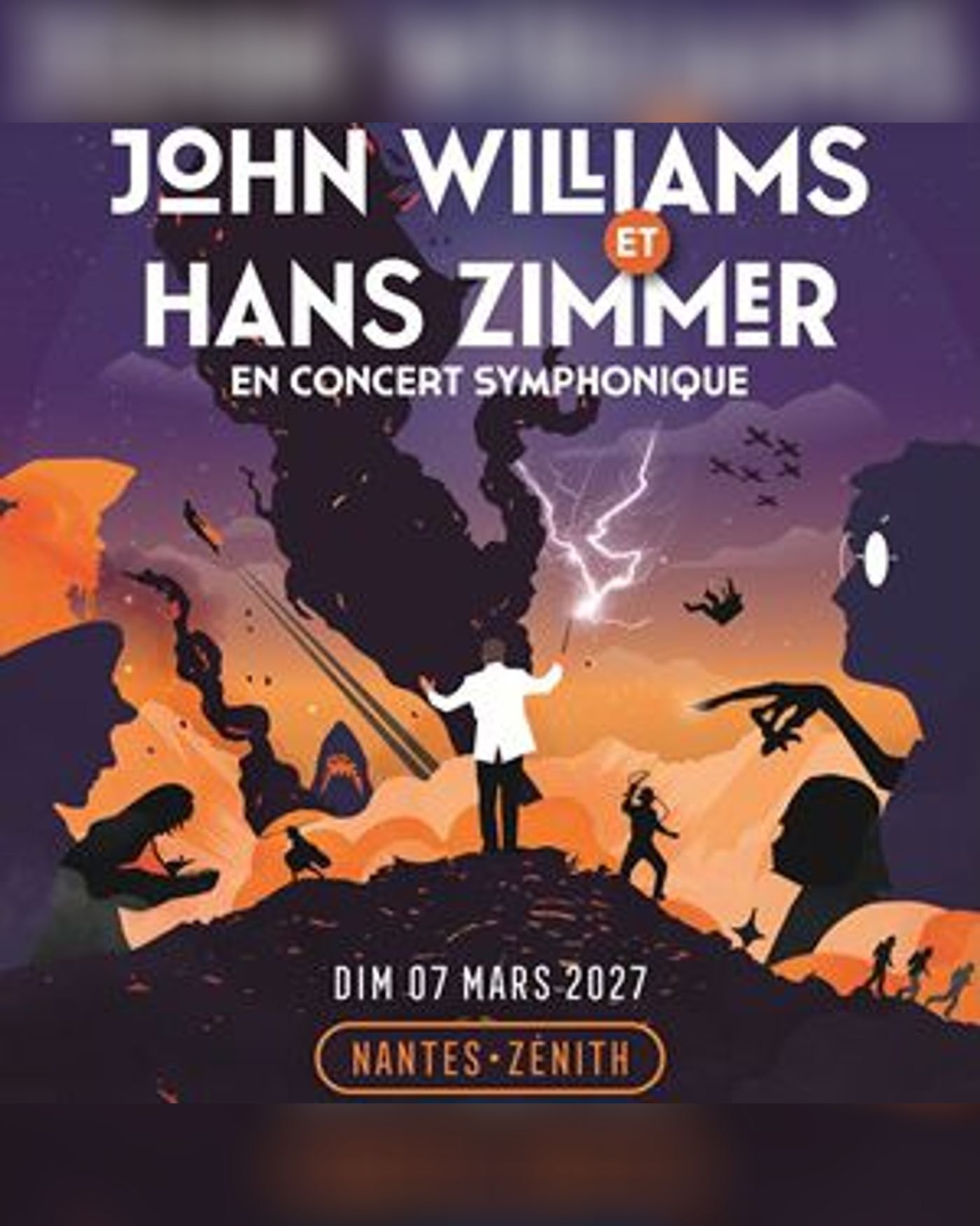 Plakat Les Musiques de John Williams et Hans Zimmer