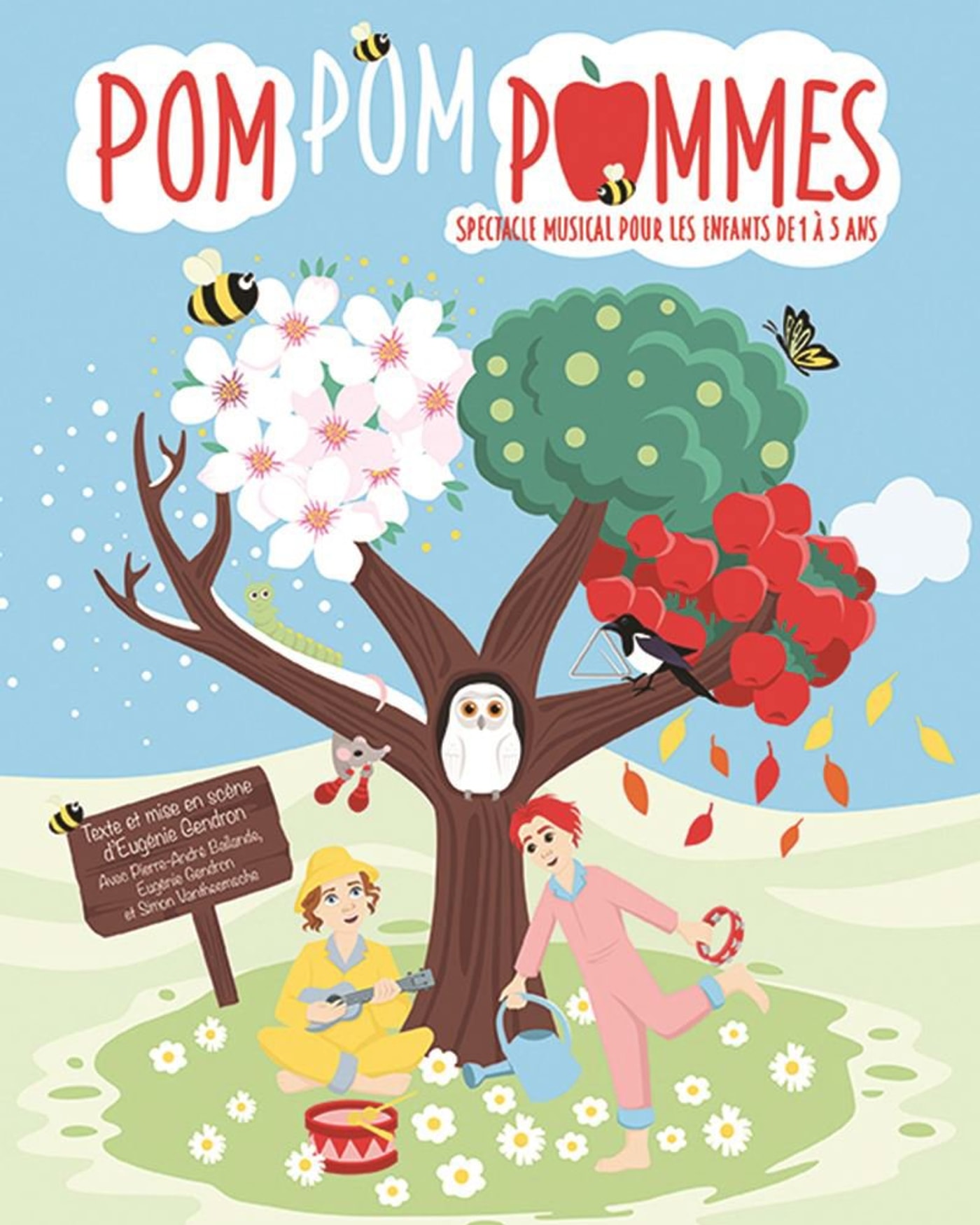 Cartel del espectáculo Pom Pom Pommes, Théâtre Essaion