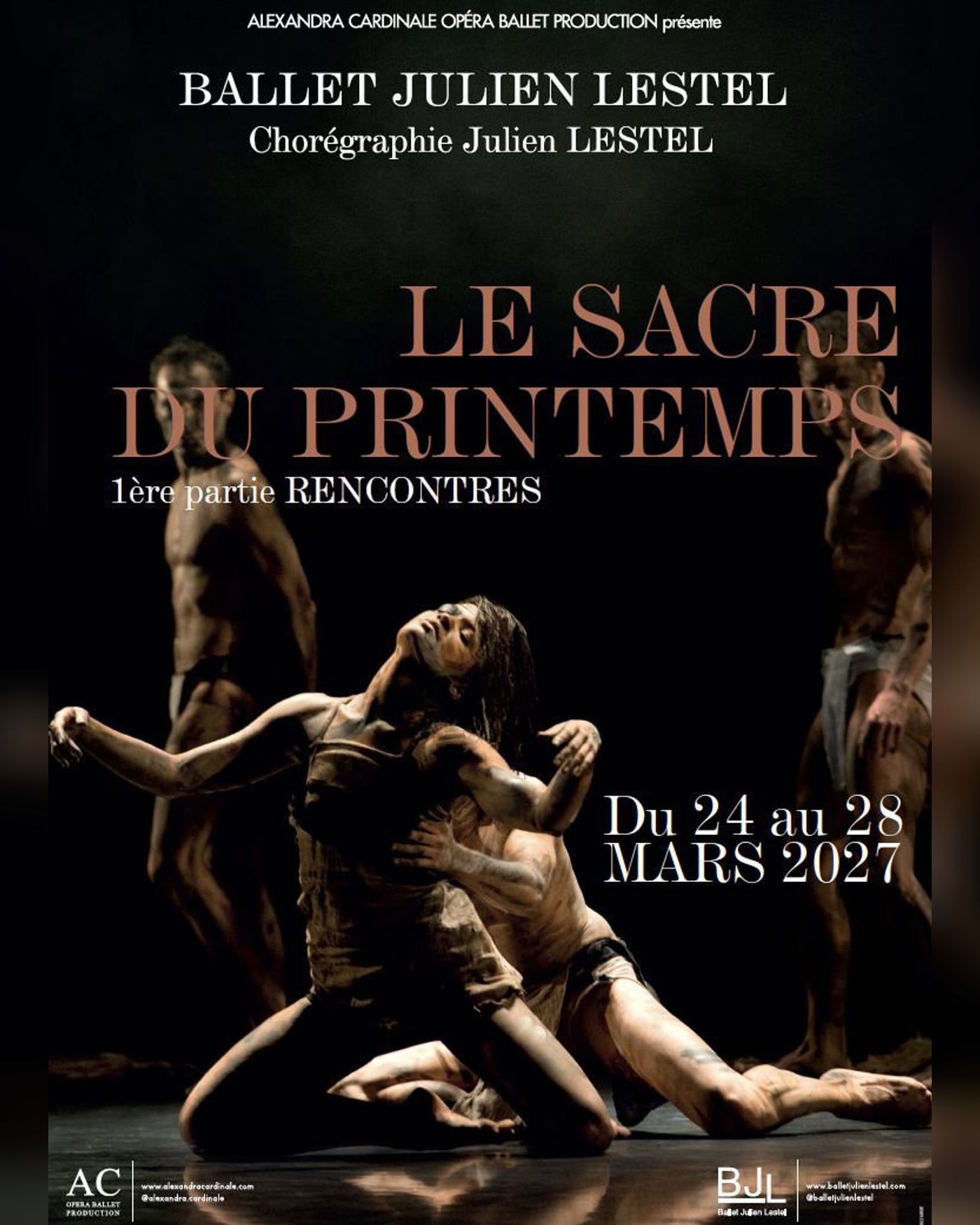 Cartel del espectáculo Le Sacre du Printemps, Le Théâtre Libre