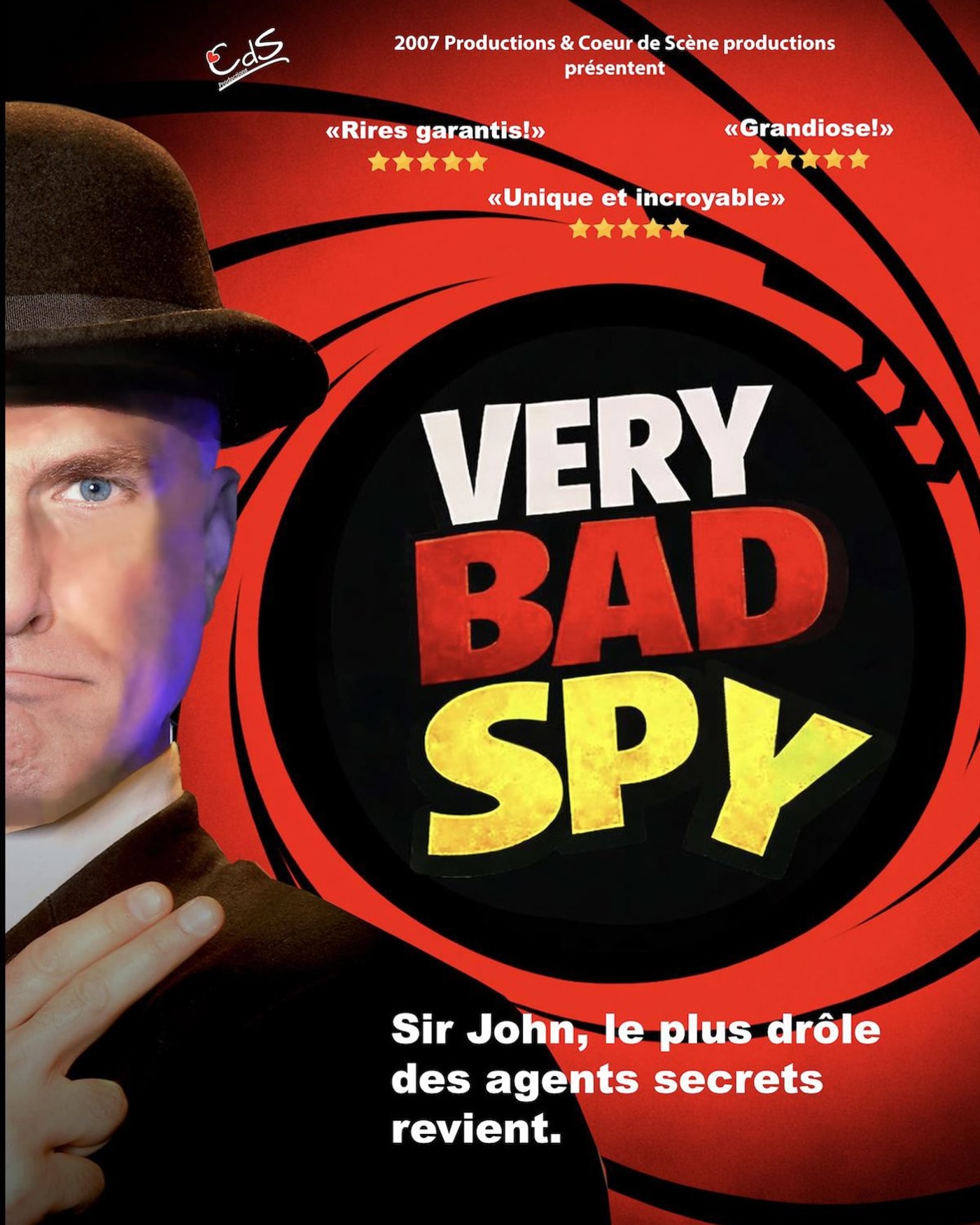 Cartel de Sir John - Very Bad Spy