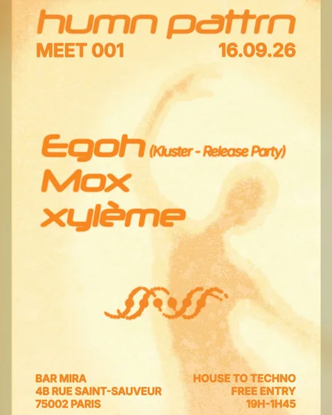 Affiche du concert gratuit : humn pattrn - MEET 001